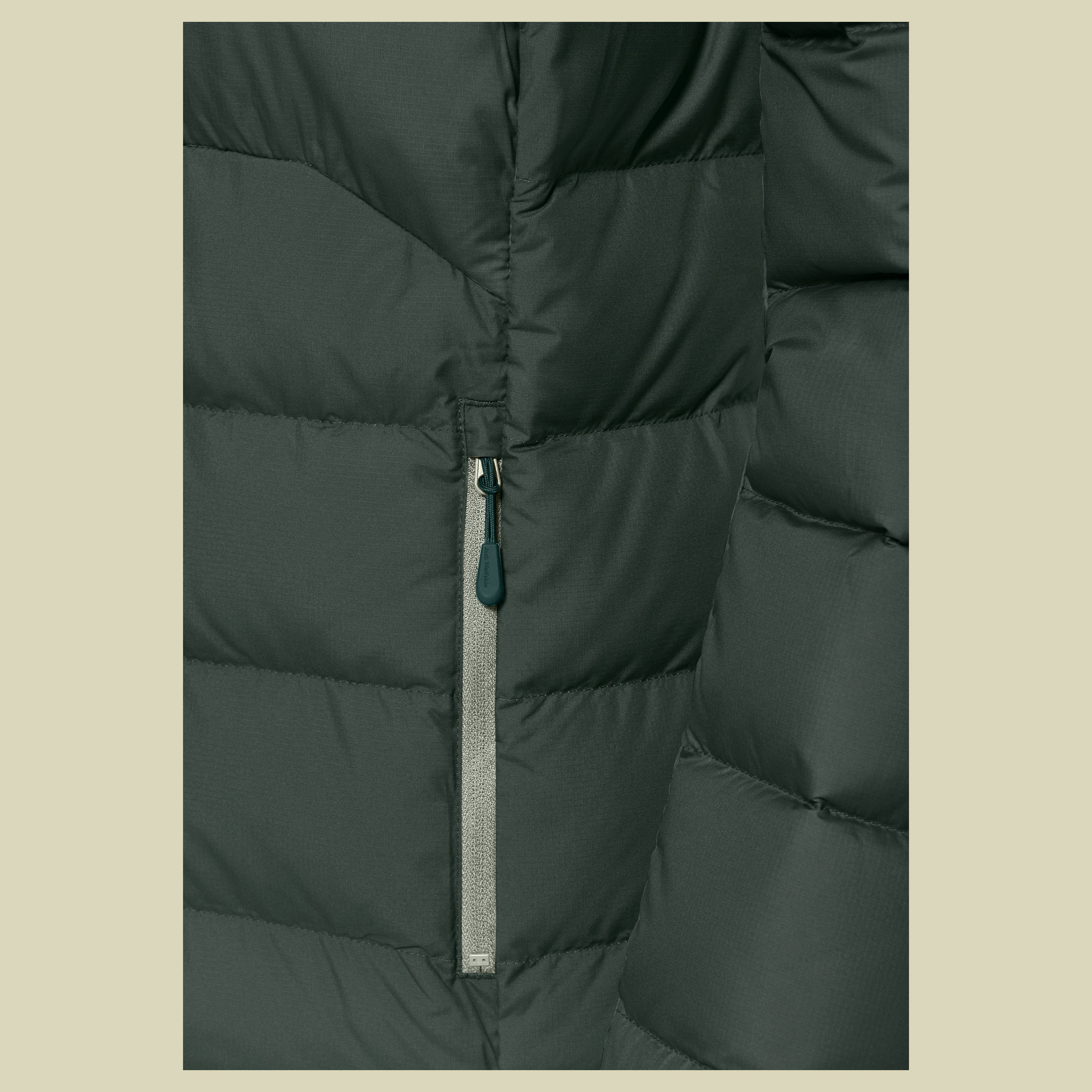 Nebelhorn Down Hoody Women grün L - slate green