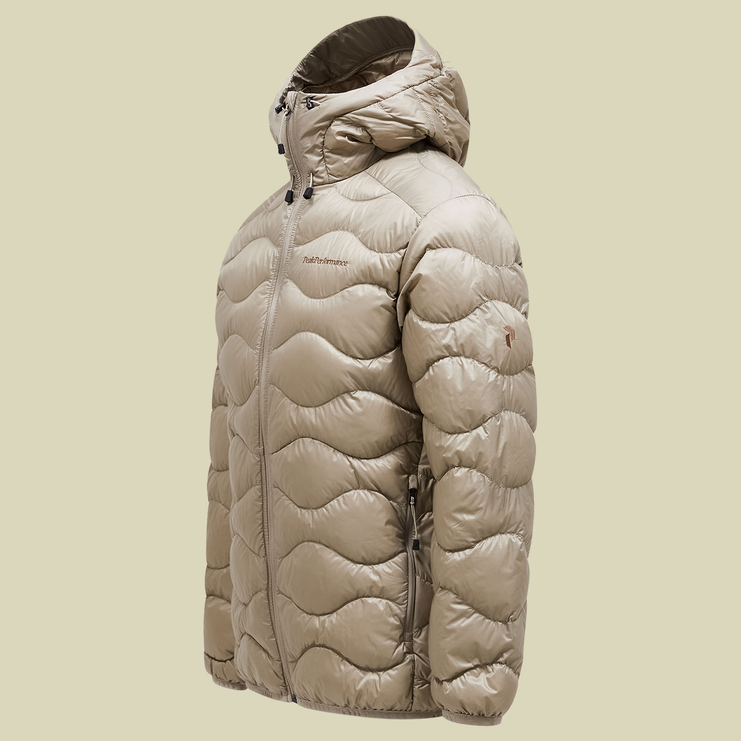 Helium Down Hood Jacket Men beige L - avid beige