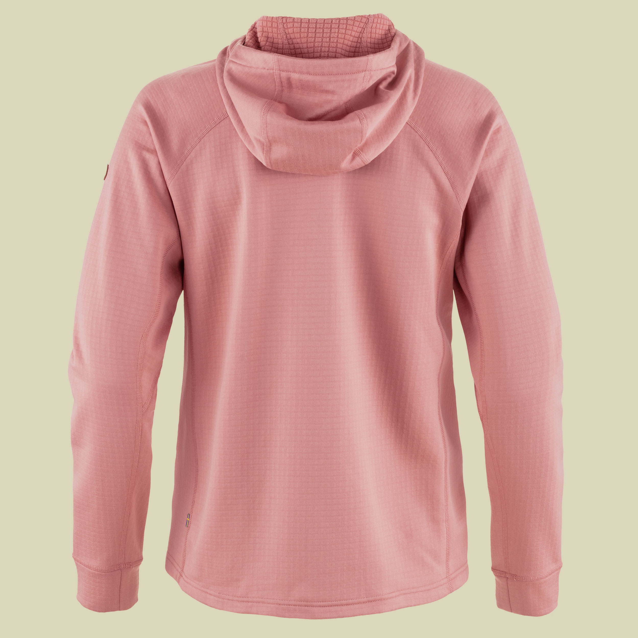 Abisko Grid Fleece Hoodie Women XL rosa - dusty rose