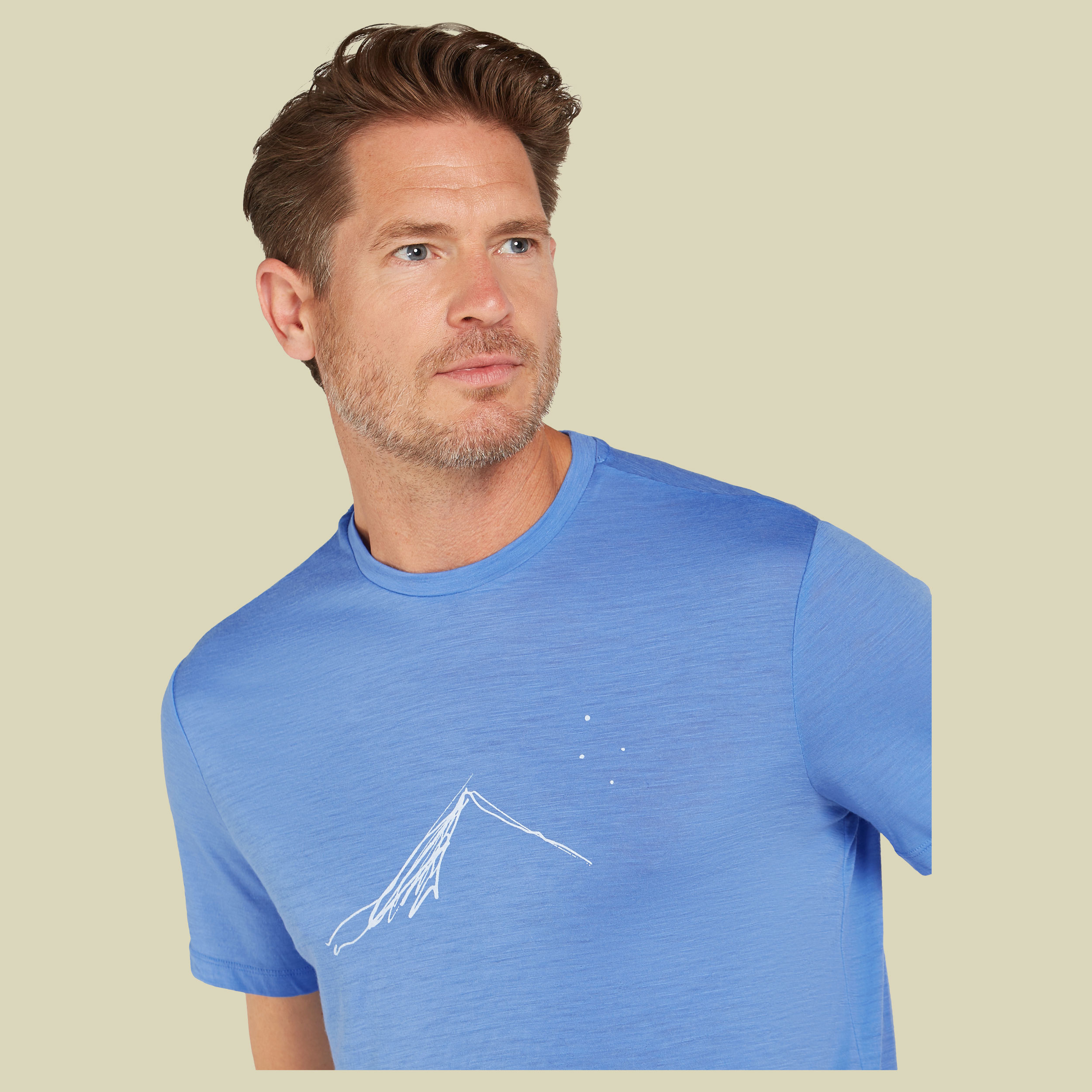 Merino 150 Tech Lite SS Tee Southern Constellation Men L blau - baja