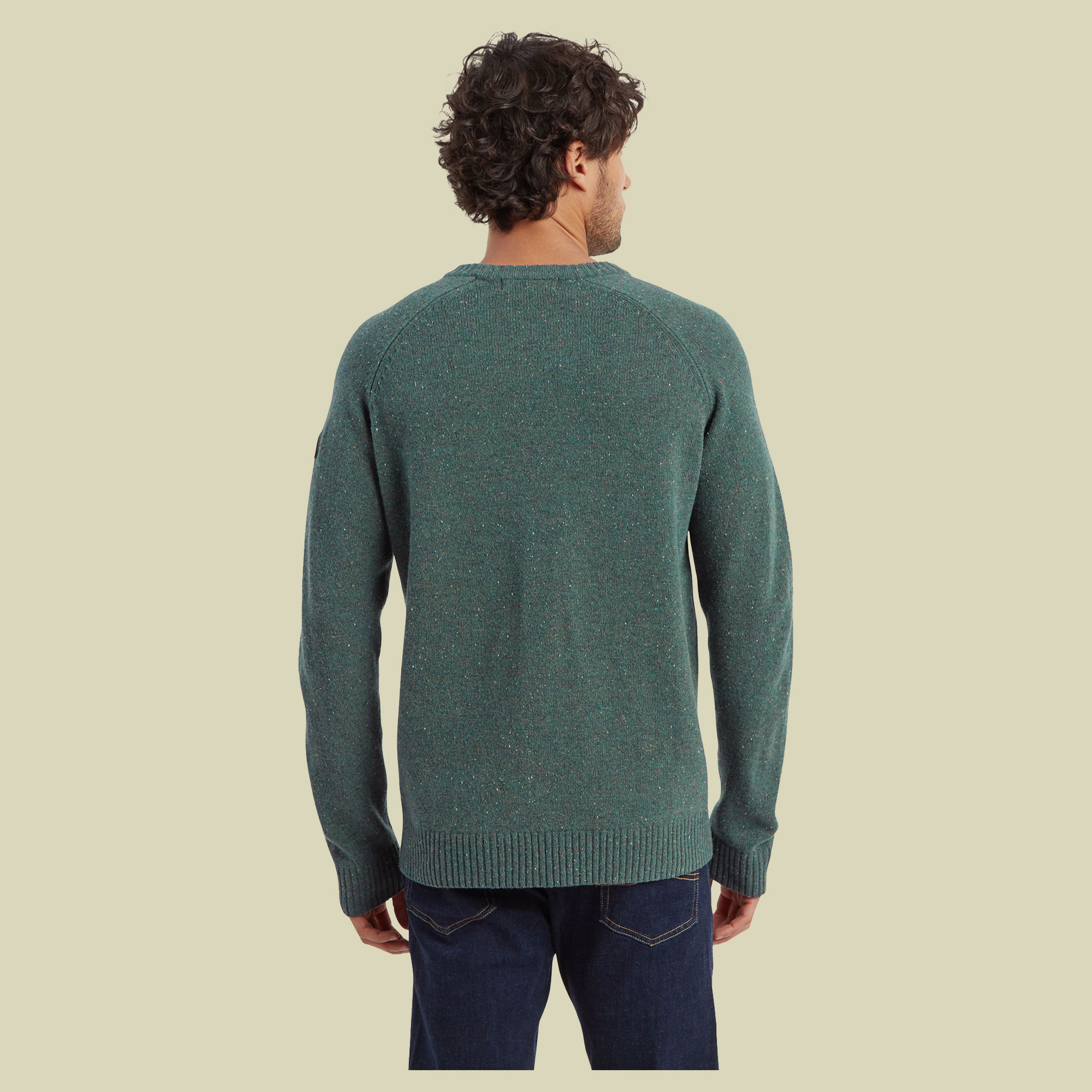 Kangtega Crew Sweater Men grün M - slate