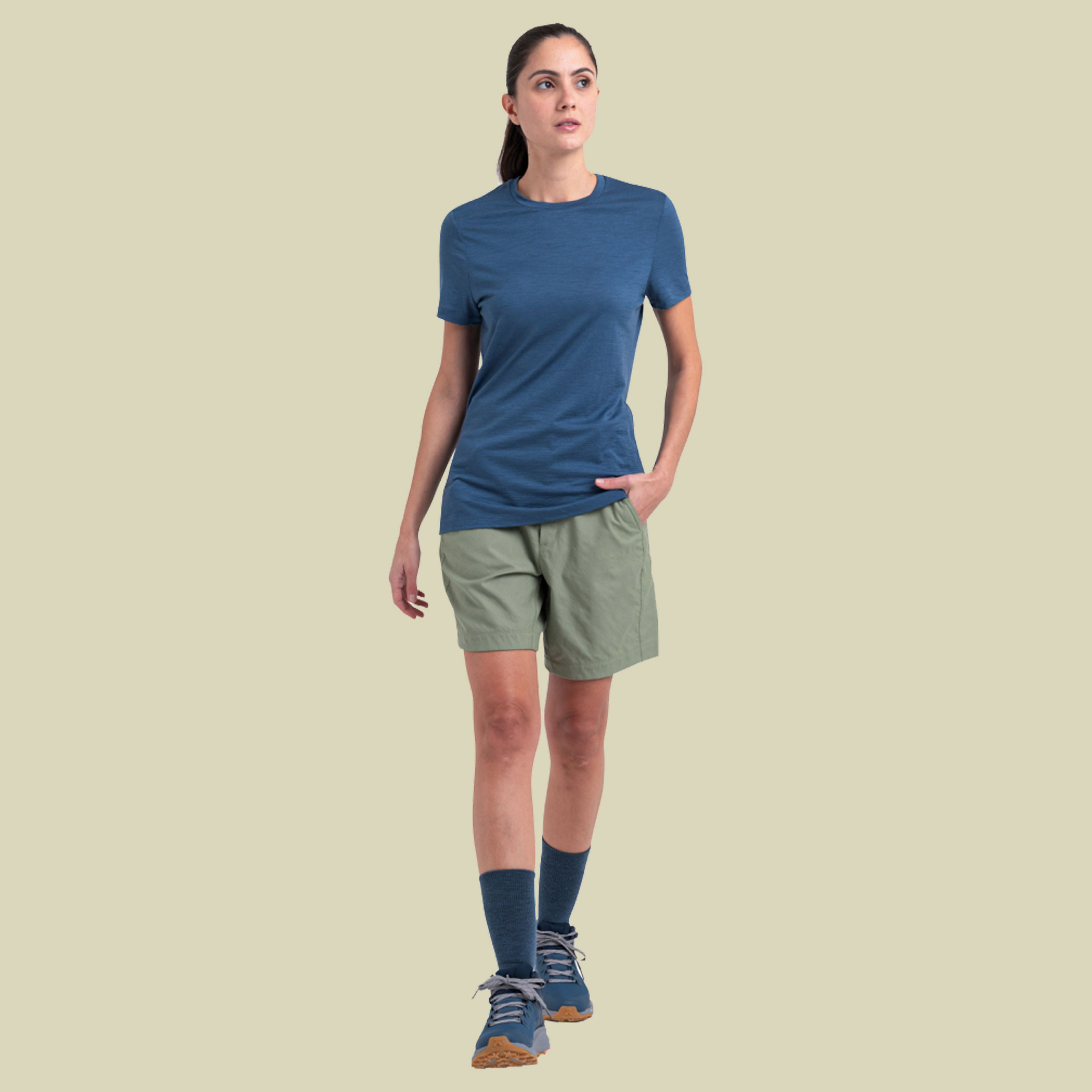 Merino 150 Tech Lite III SS Tee Women XL blau - dawn