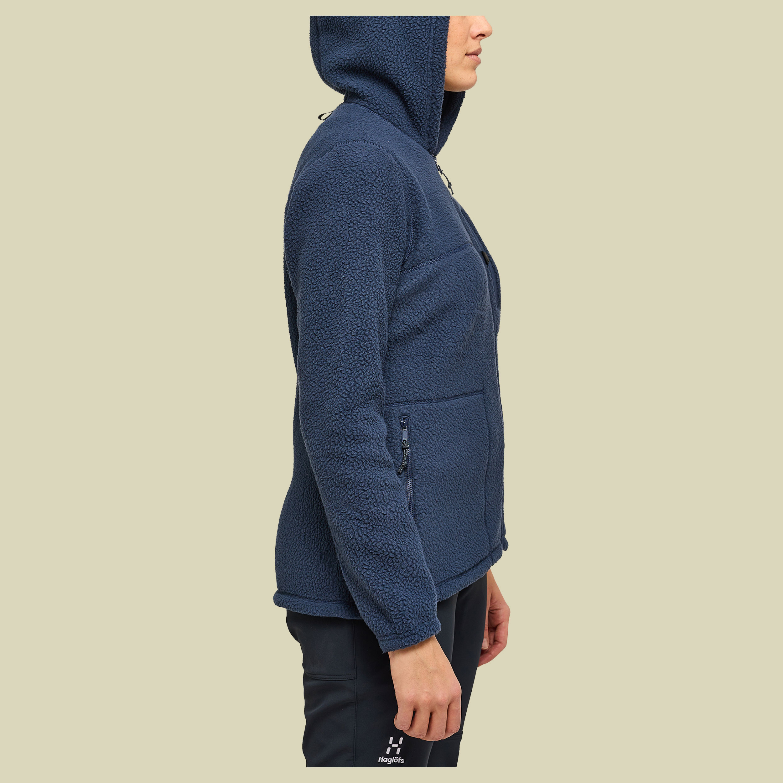 Malung Pile Hood Women Größe S Farbe tarn blue