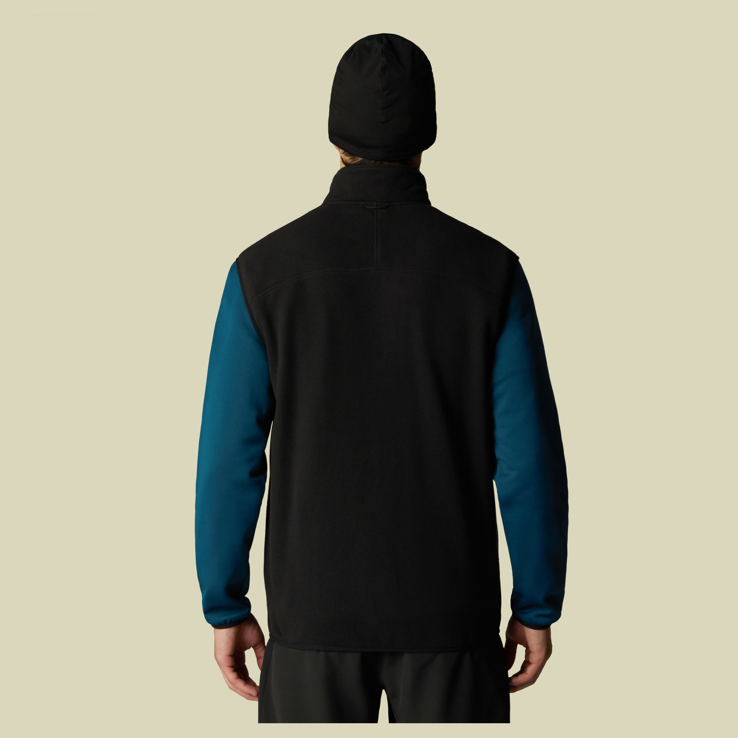 100 Glacier Vest Men schwarz XL - TNF black-NPF