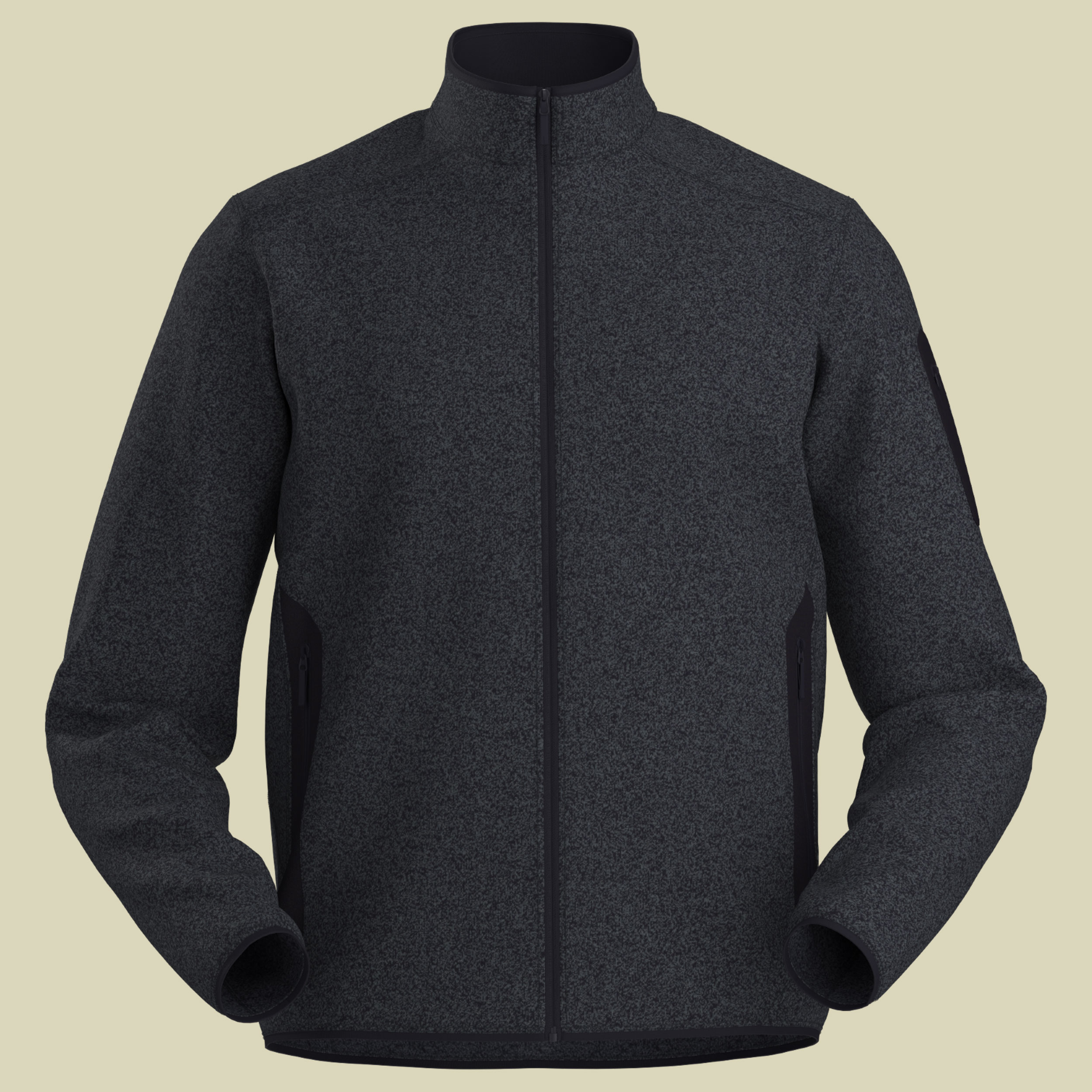 Covert Cardigan Men schwarz M - black heather II