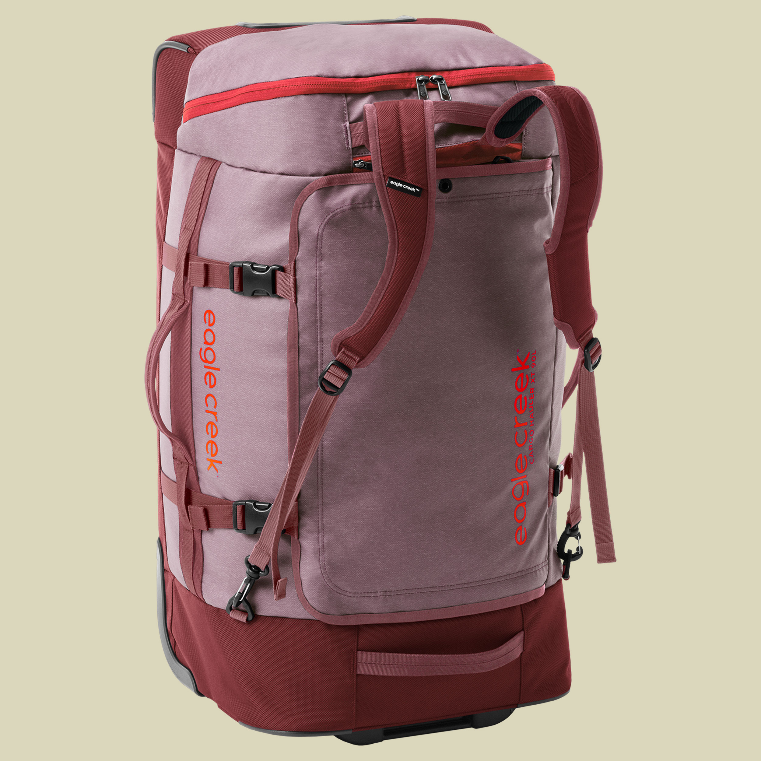 Cargo Hauler XT Wheeled Duffel 90L/29 90 L / 29'' rot - Farbe currant