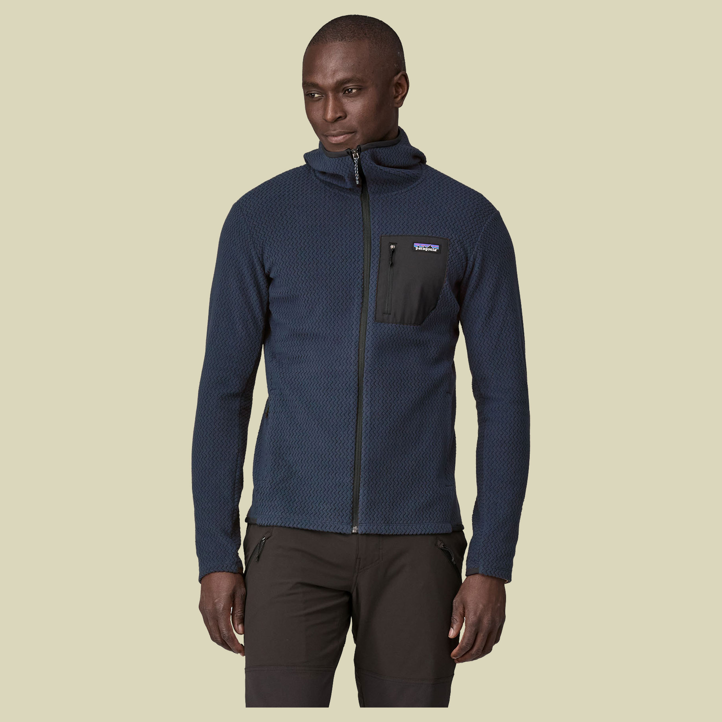 R1 Air Full-Zip Hoody Men blau L - new navy