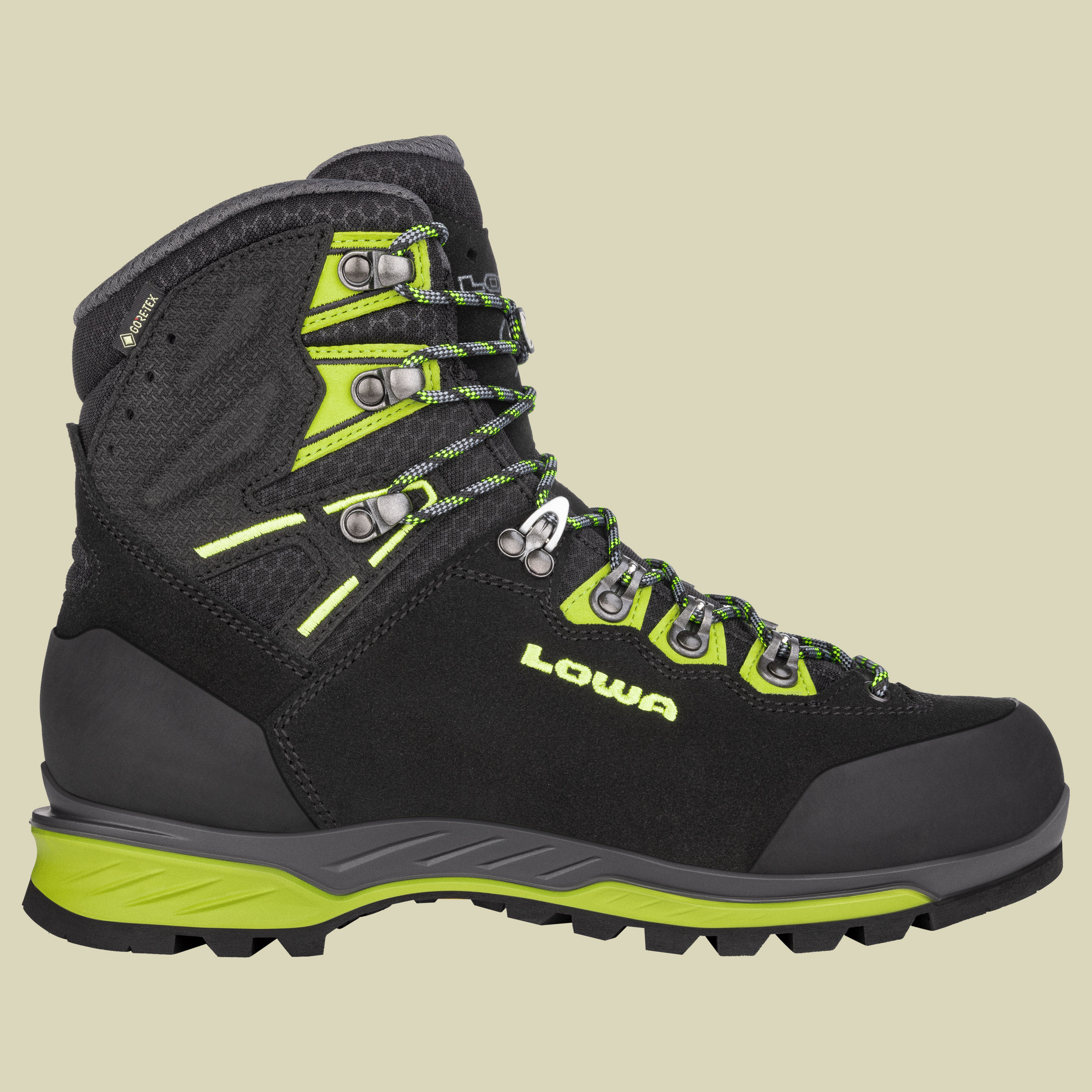 Ticam Evo GTX Wide Men Größe UK 11,5 Farbe schwarz/limone