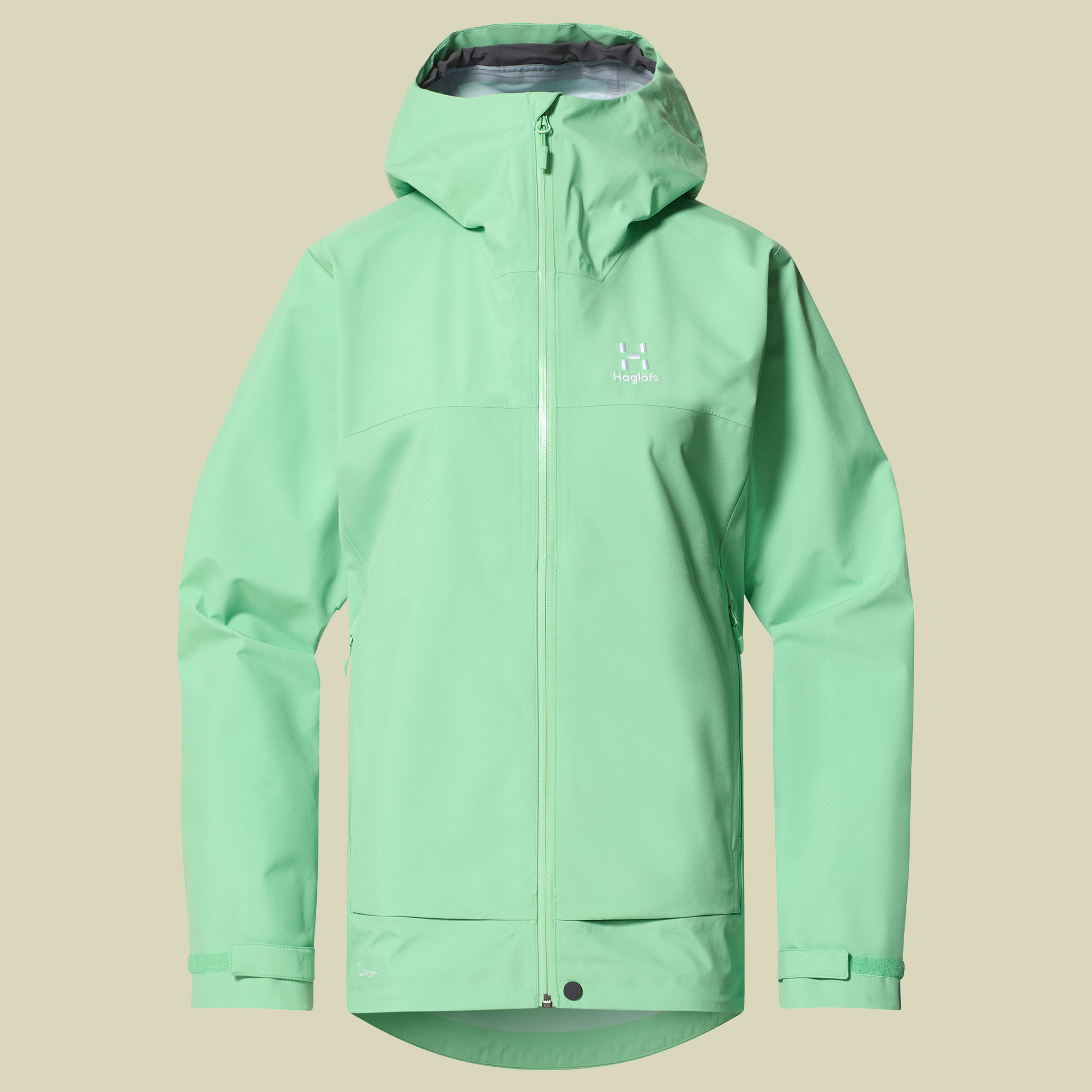 Front Proof Jacket Women grün S - mint stone