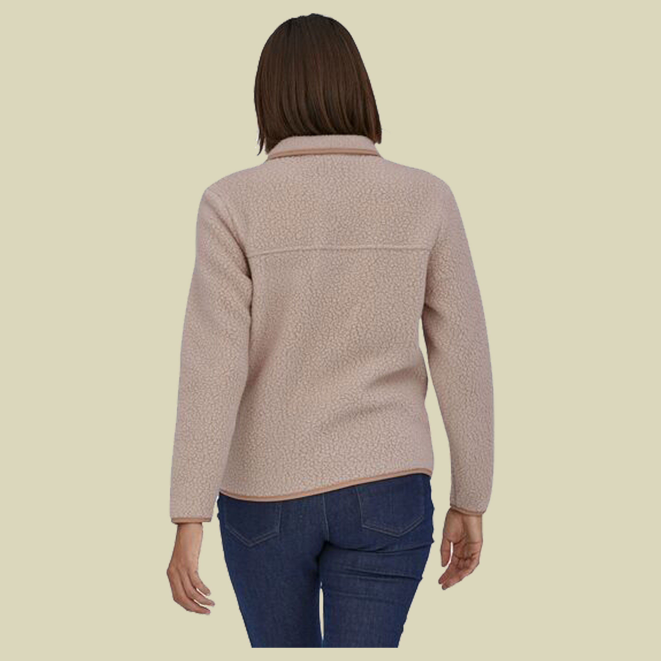 Retro Pile Jacket Women braun M - sienna clay