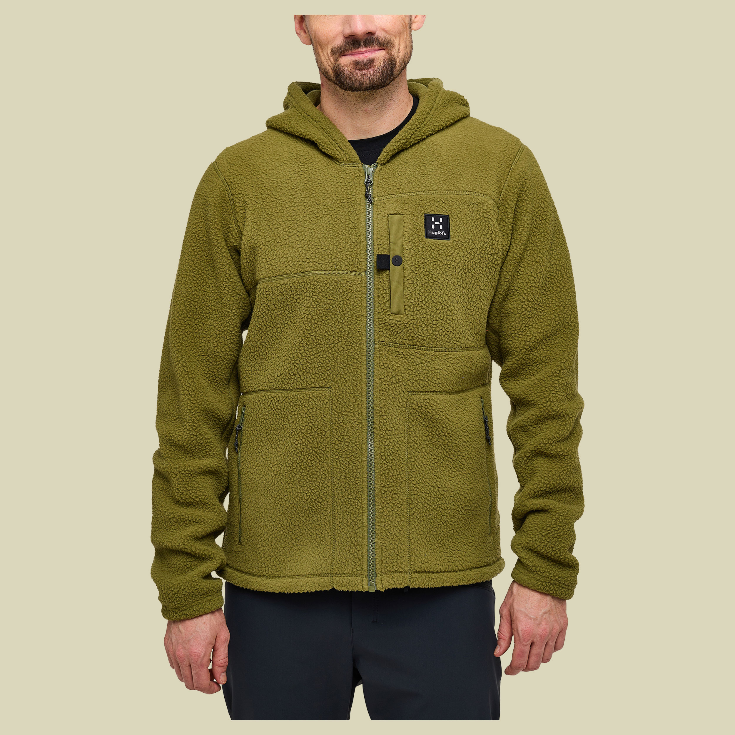 Malung Pile Hood Men Größe XXL Farbe olive green