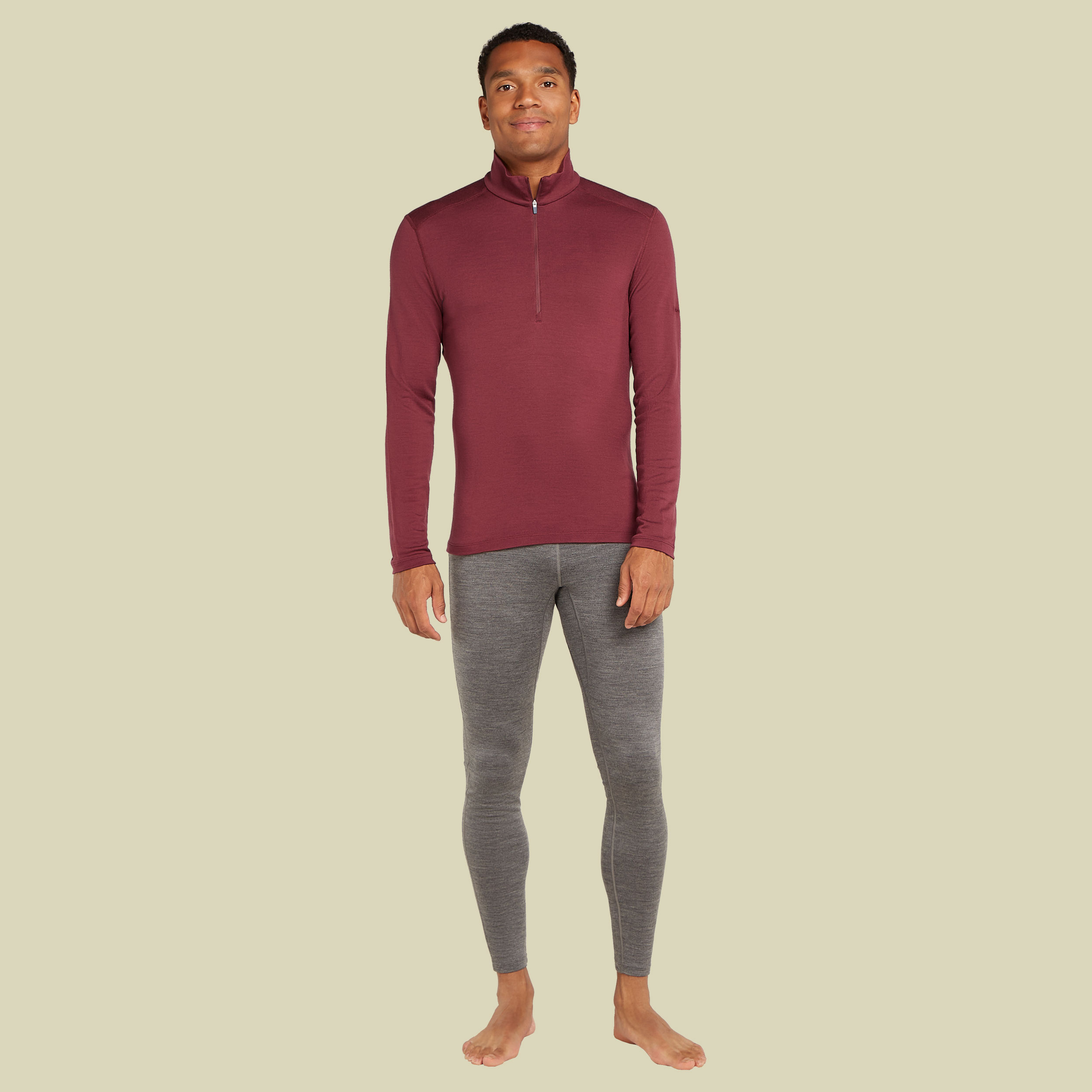 Tech LS Half Zip 260 Men braun XXL - port