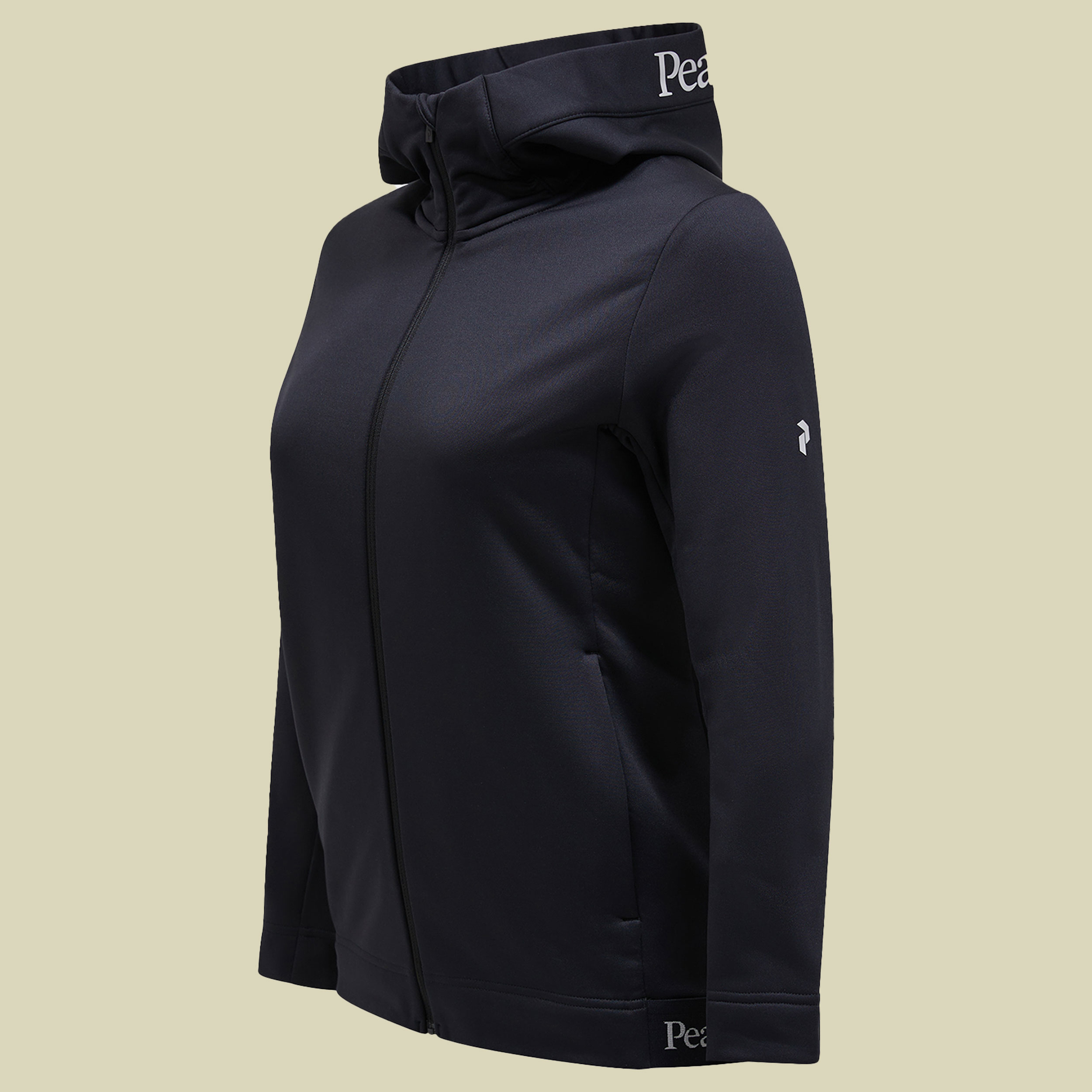 Rider Tech Zip Hood Women XL schwarz - black