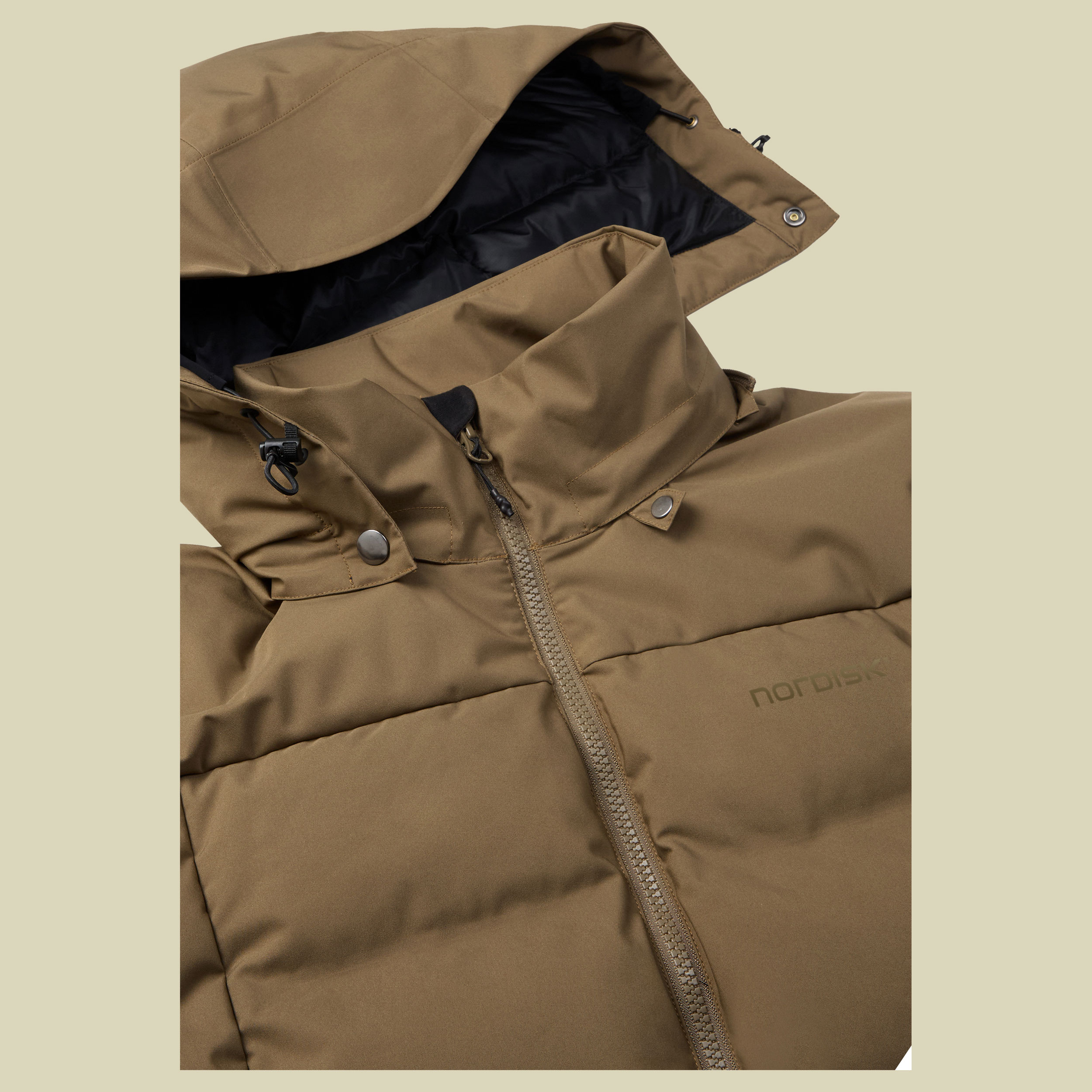 Akkarvik Bonded Down Jacket Men braun L - capers