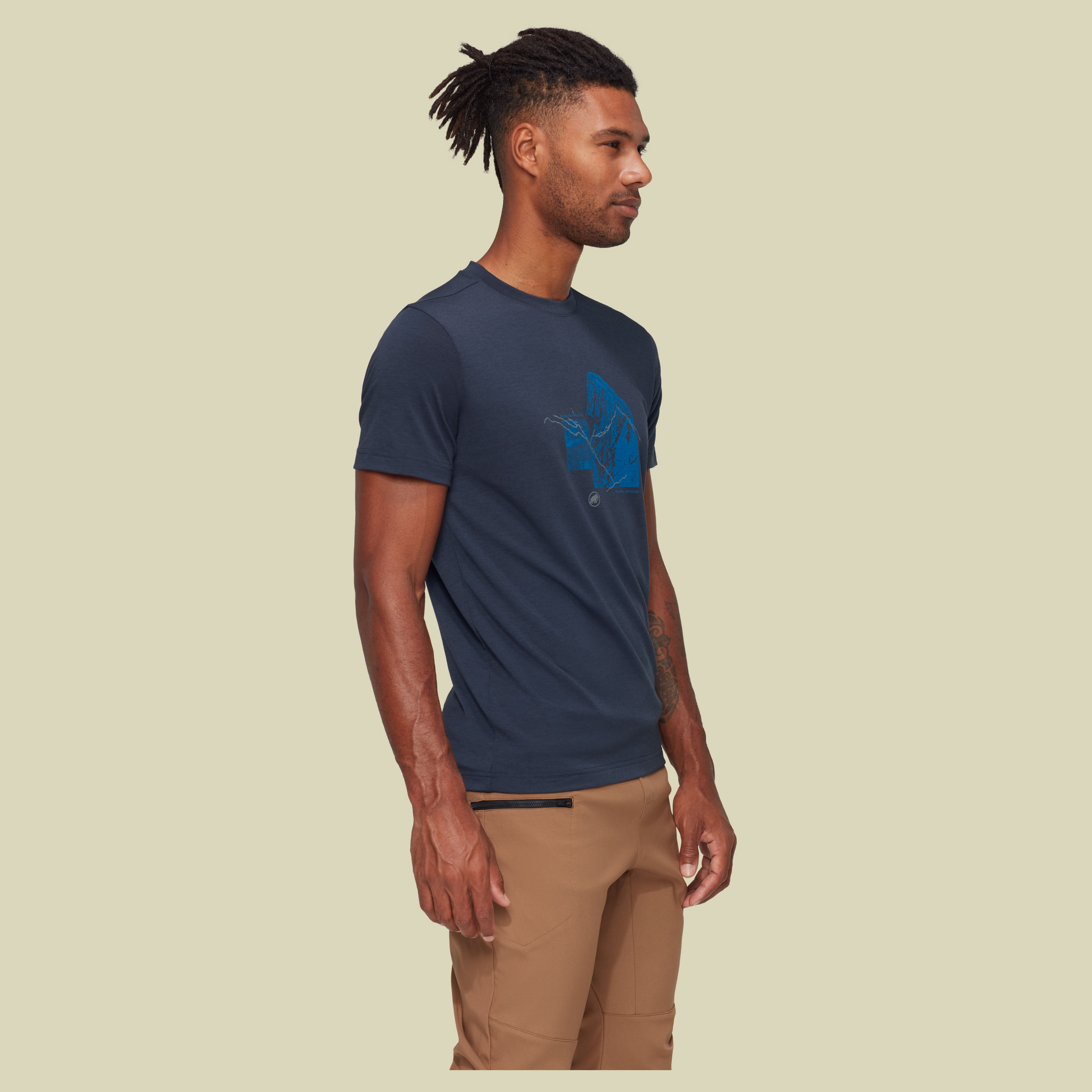 Mountain T-Shirt Men 4208m L blau - marine