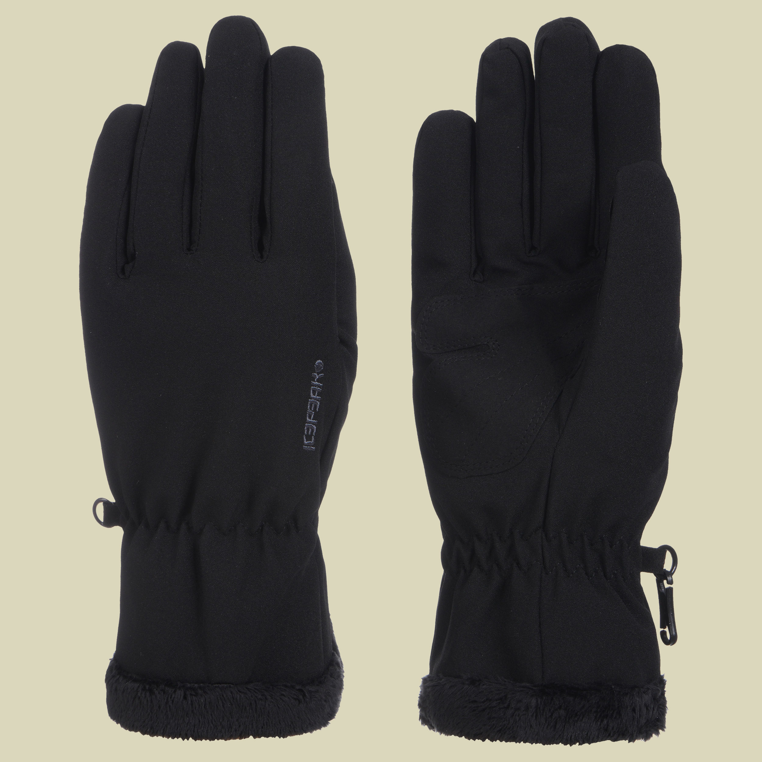 Hanau Gloves Women M schwarz - basic black FB990