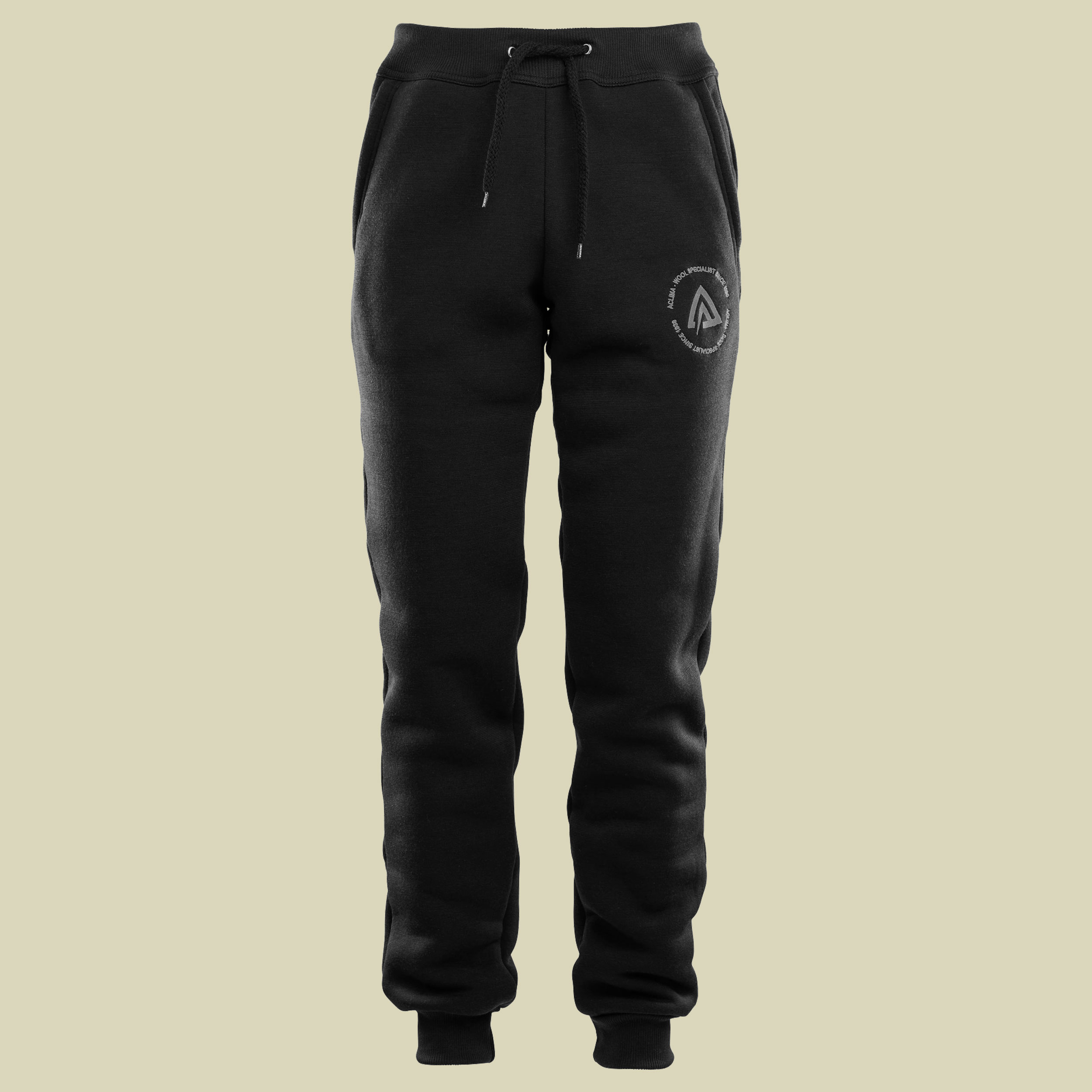 Fleecewool Joggers Man Größe L  Farbe jet black