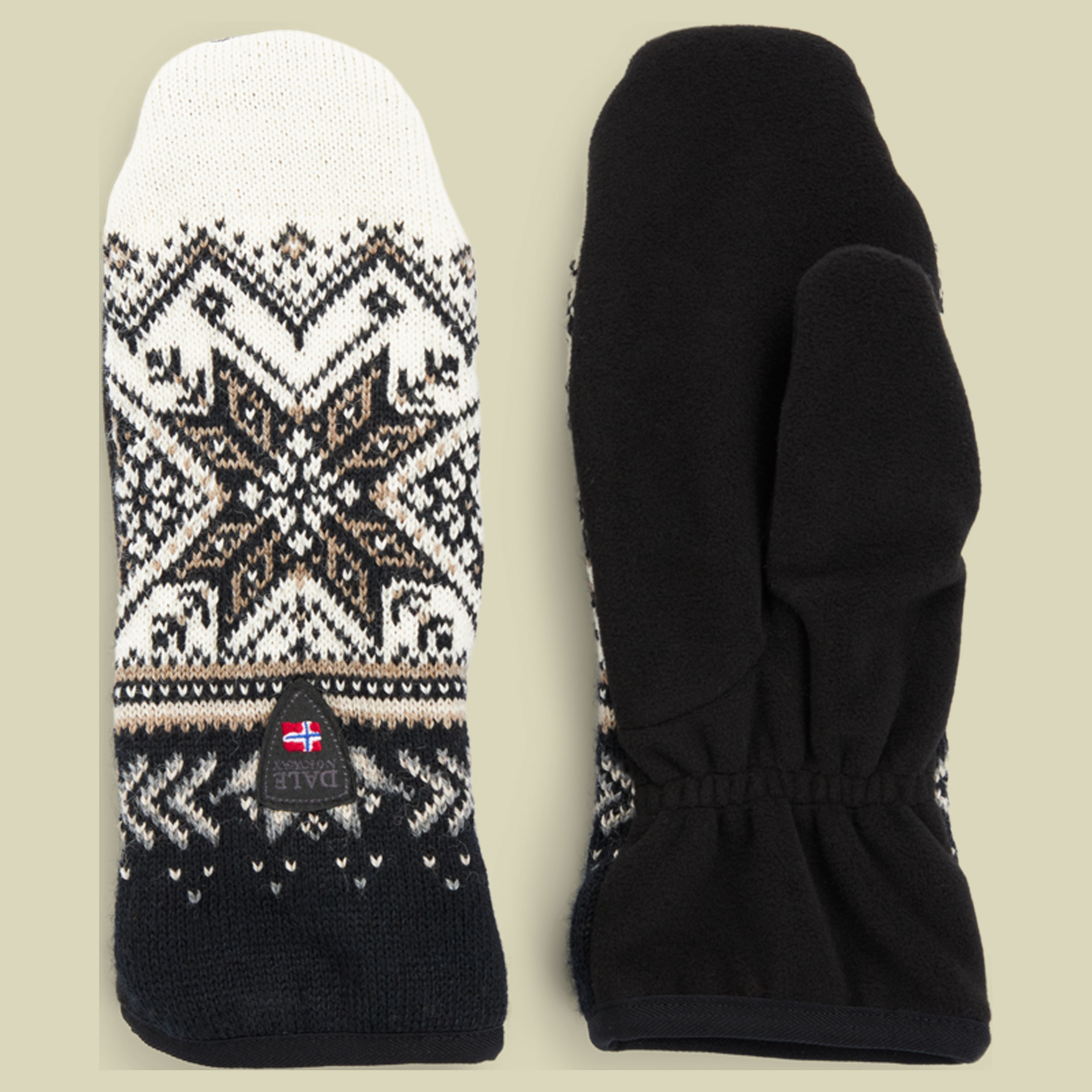 Vail Polar Mittens L schwarz - Farbe black offwhite sand melange