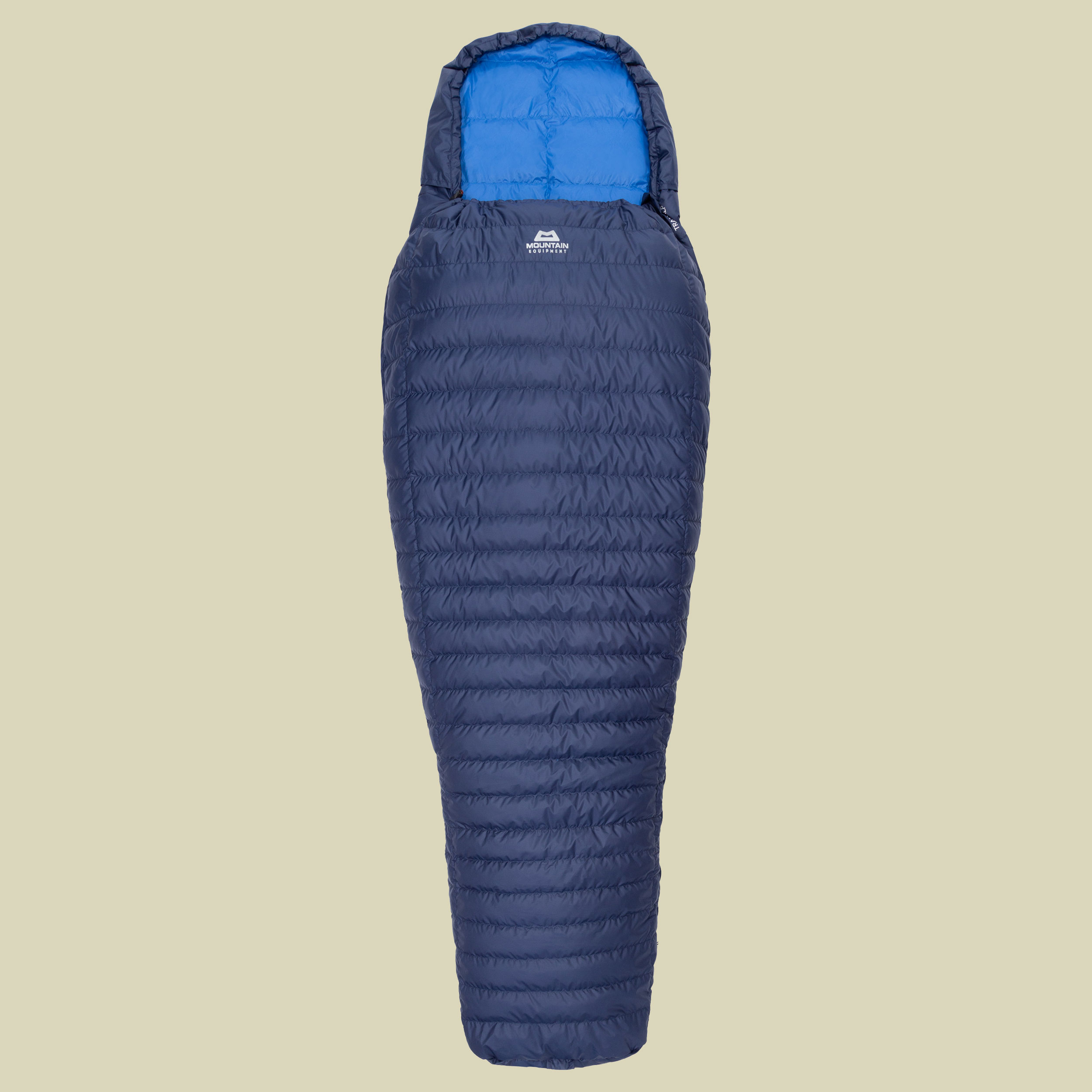 TransAlp bis Körpergröße: 200 cm (Long) admiral blue,Reißverschluss Schlafsack links