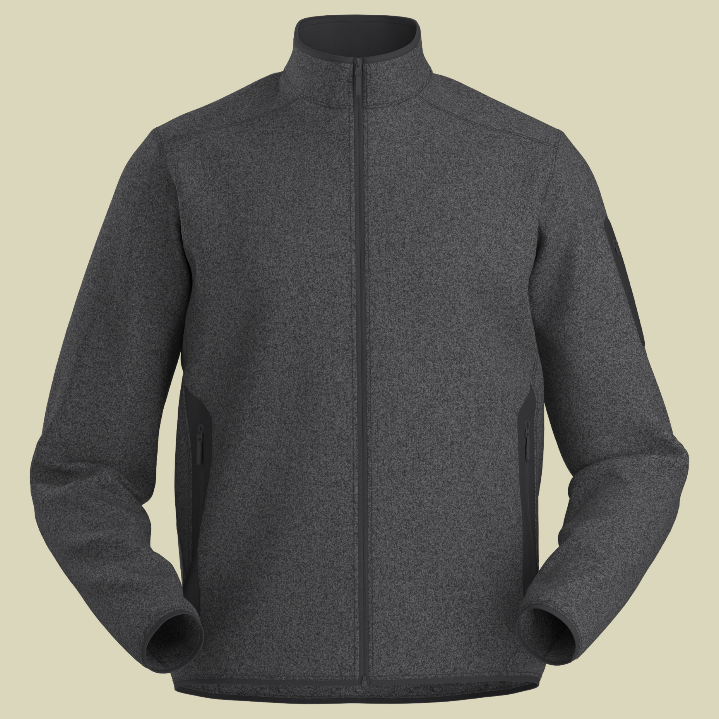 Covert Cardigan Men grau L - void heather/graphite