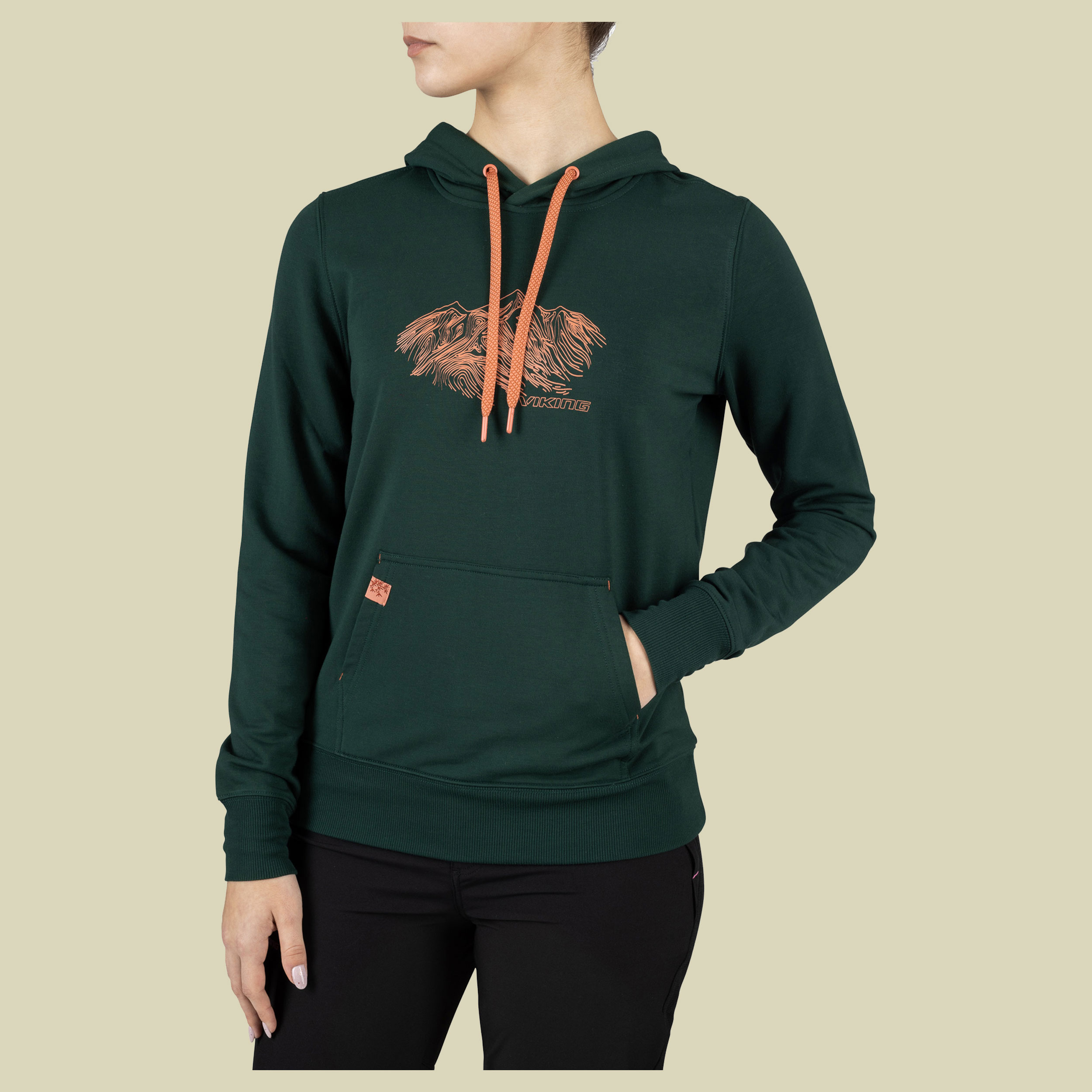 Midlayer Panaka Hoodie Bamboo Lady M grün - green