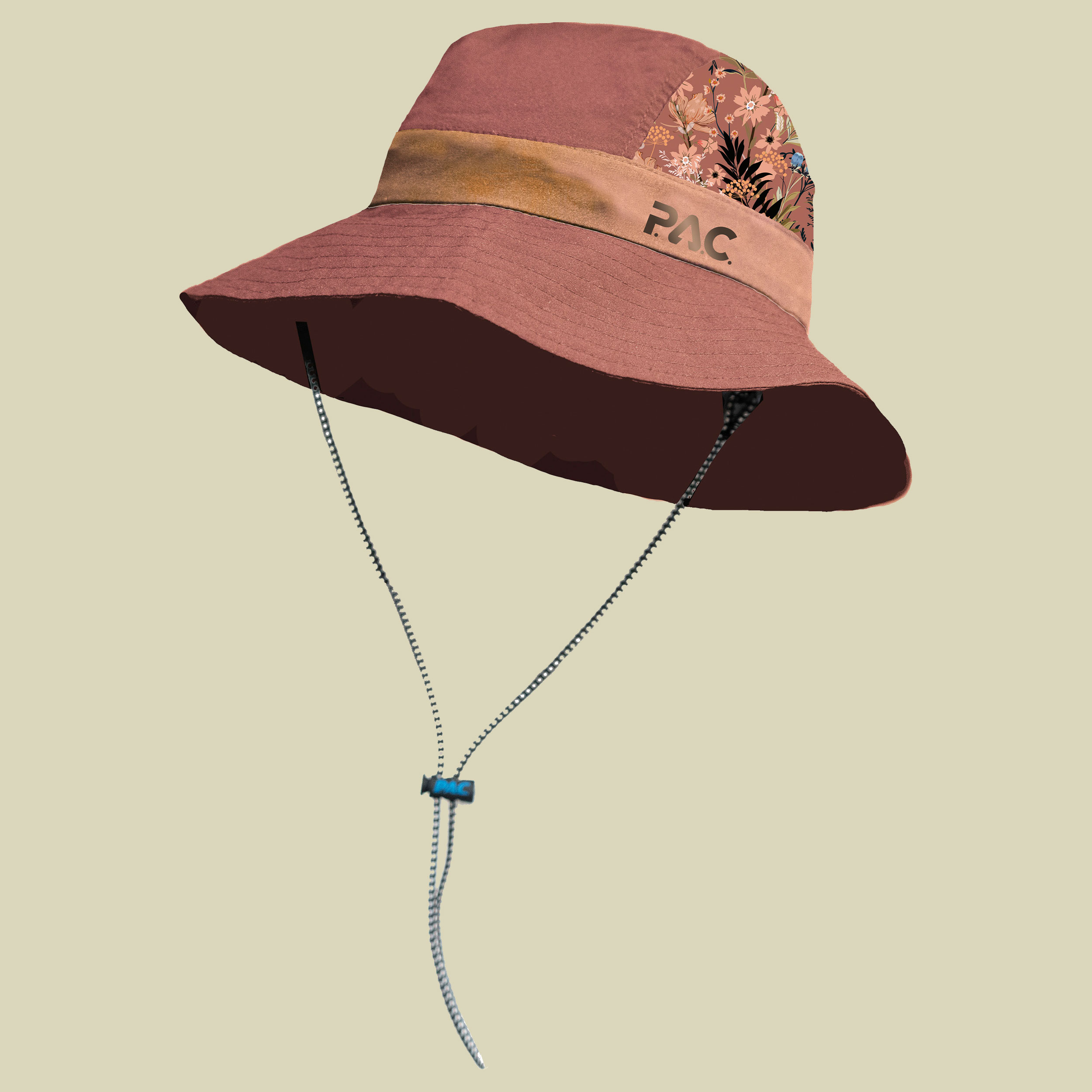 P.A.C. Bonnie Hat Clyde one size rosa - rose floratis AOP