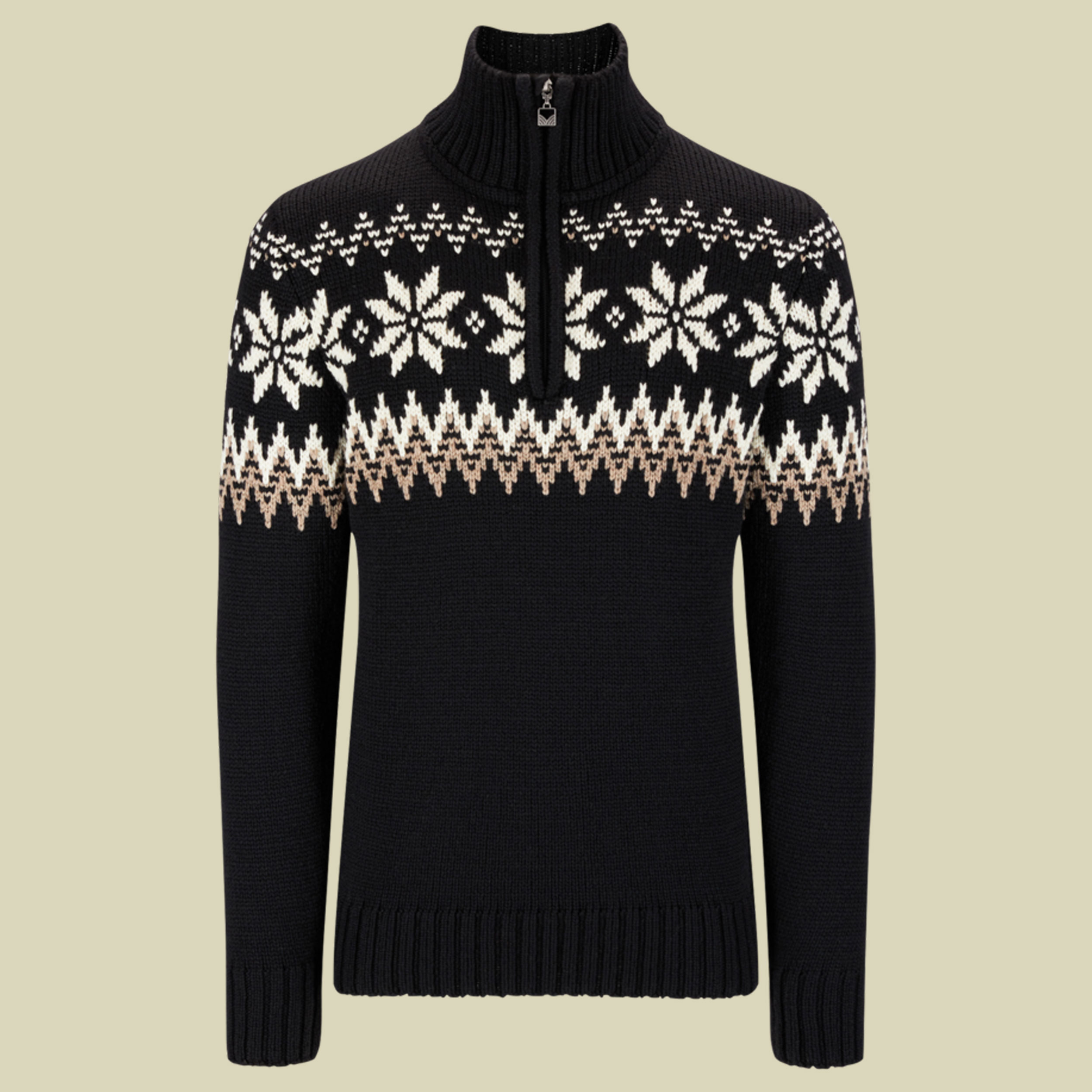 Myking Sweater Men mehrfarbig XL - Farbe black-offwhite-brown melange