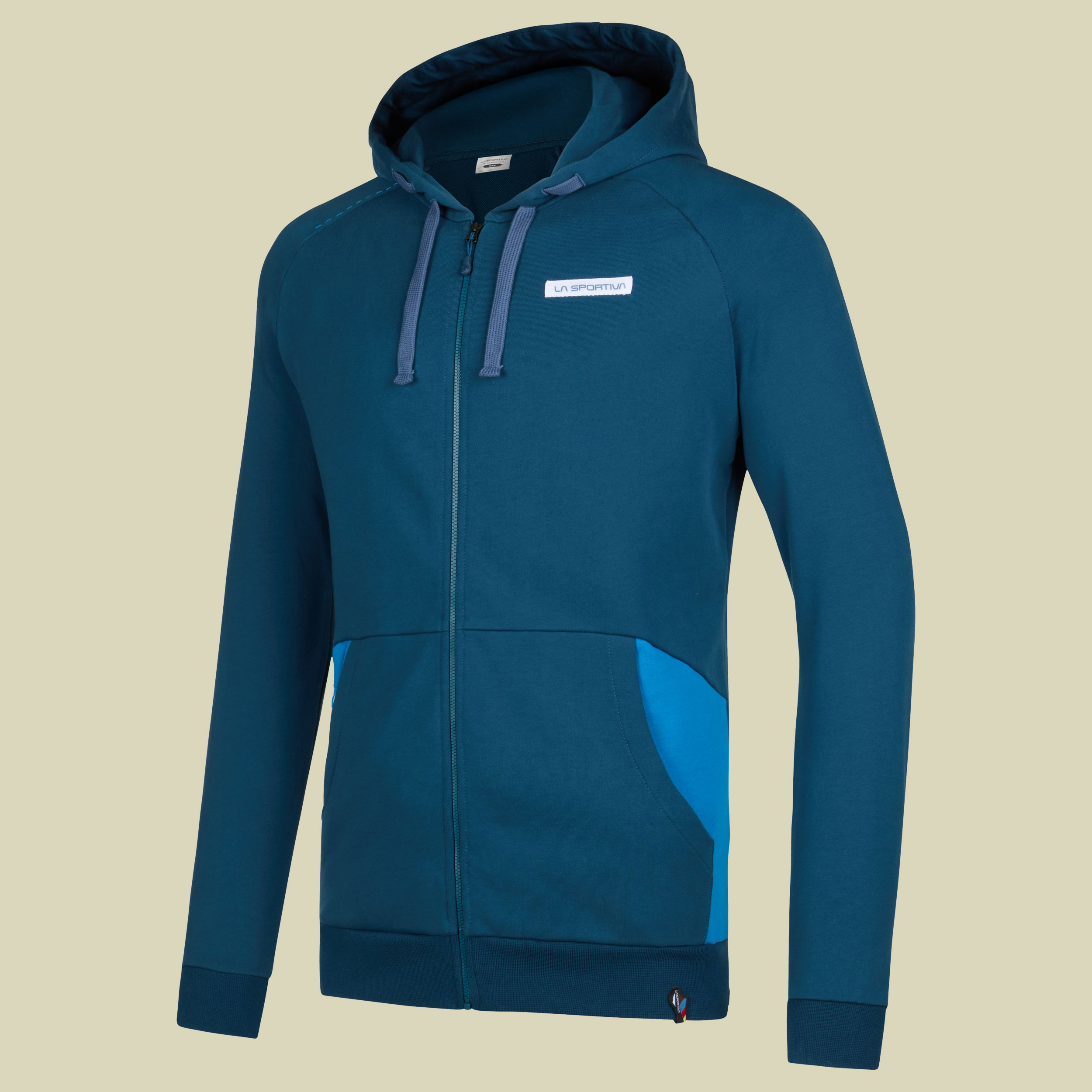 Kaos Hoody Men Größe L  Farbe storm blue/electric blue