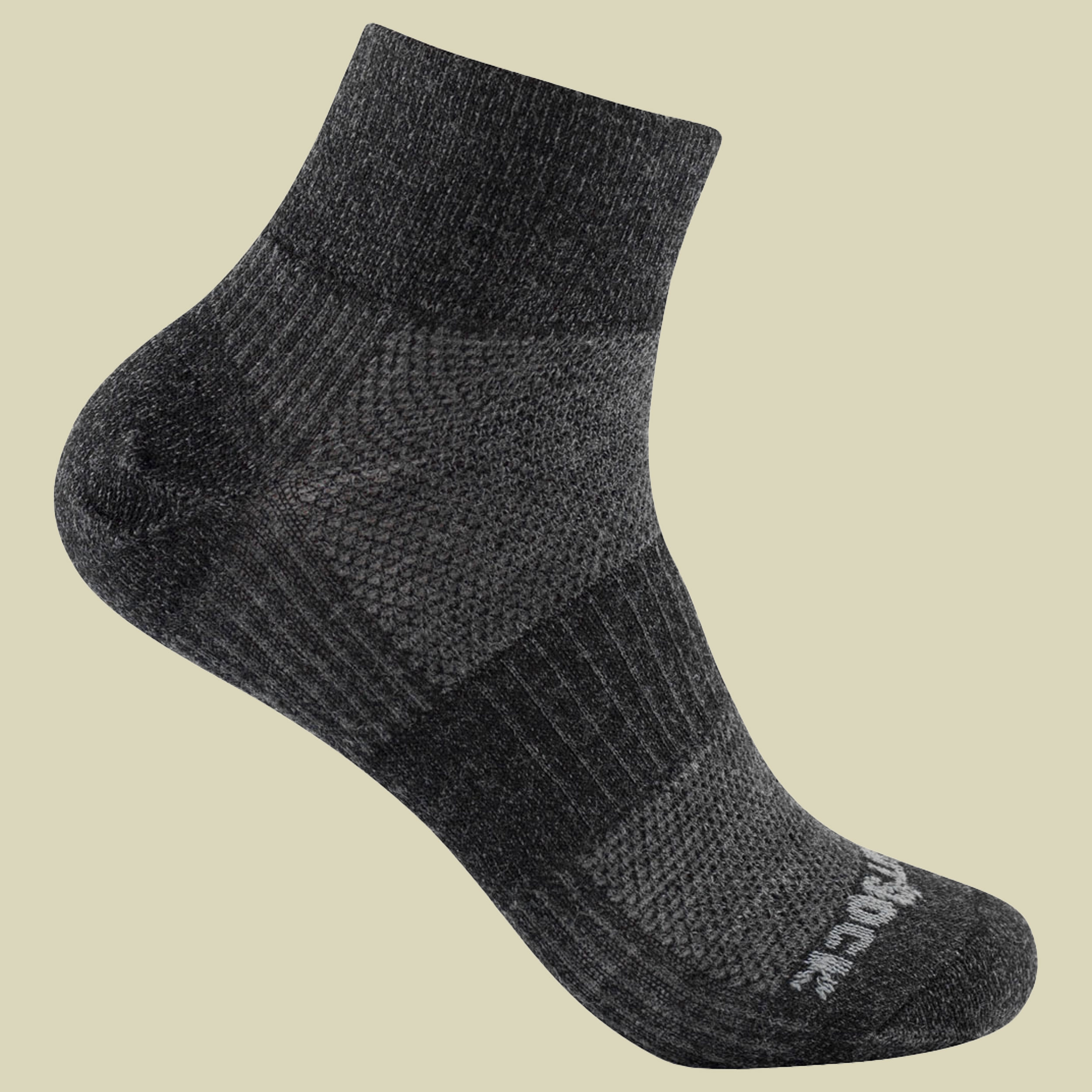 Merino Coolmesh II Quarter Größe 41,5-45 (L) Farbe grey black matt