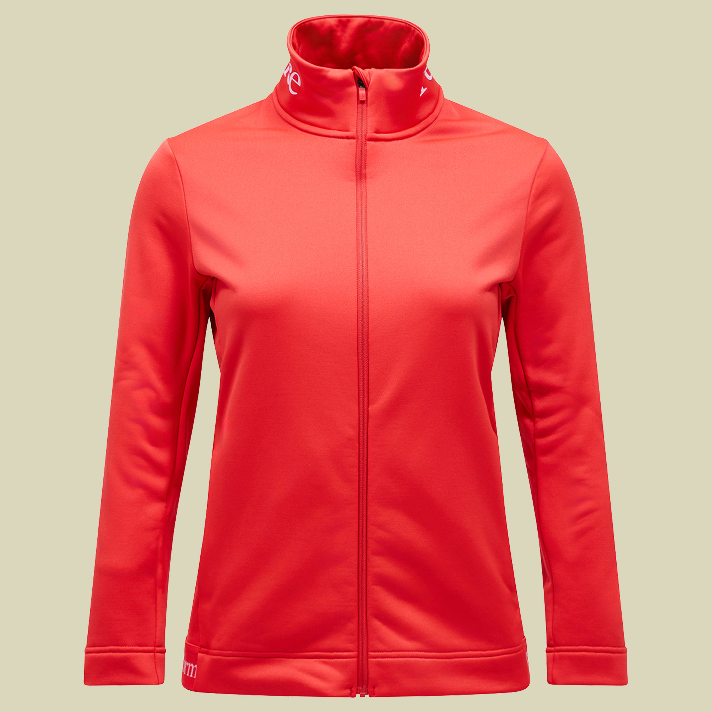 Rider Tech Zip Jacket Women S rot - brilliant red