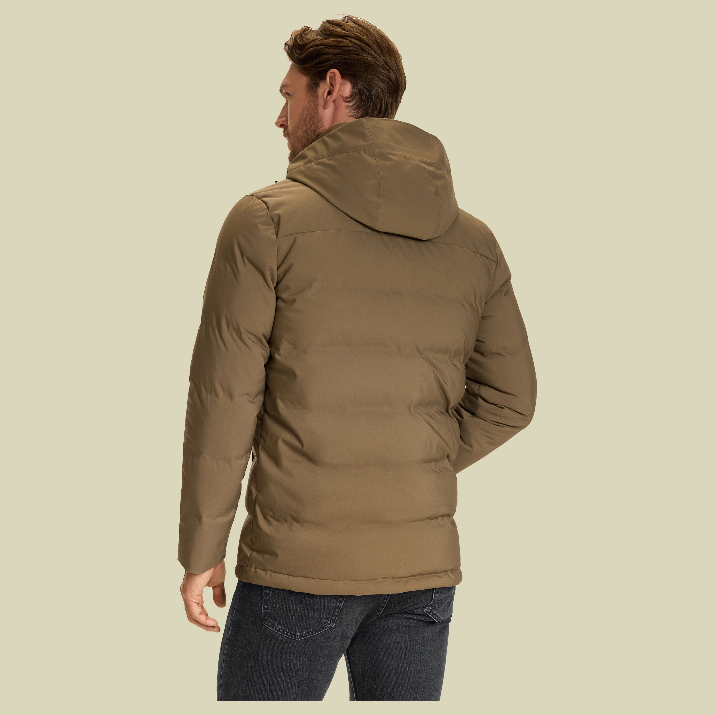 Akkarvik Bonded Down Jacket Men braun L - capers