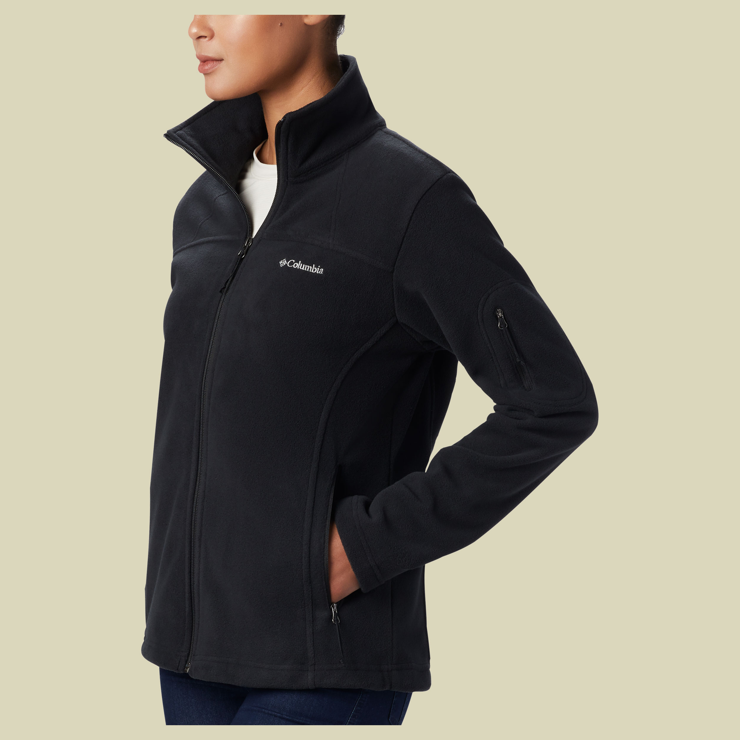 Fast Trek II Full Zip Fleece Women Größe S Farbe black