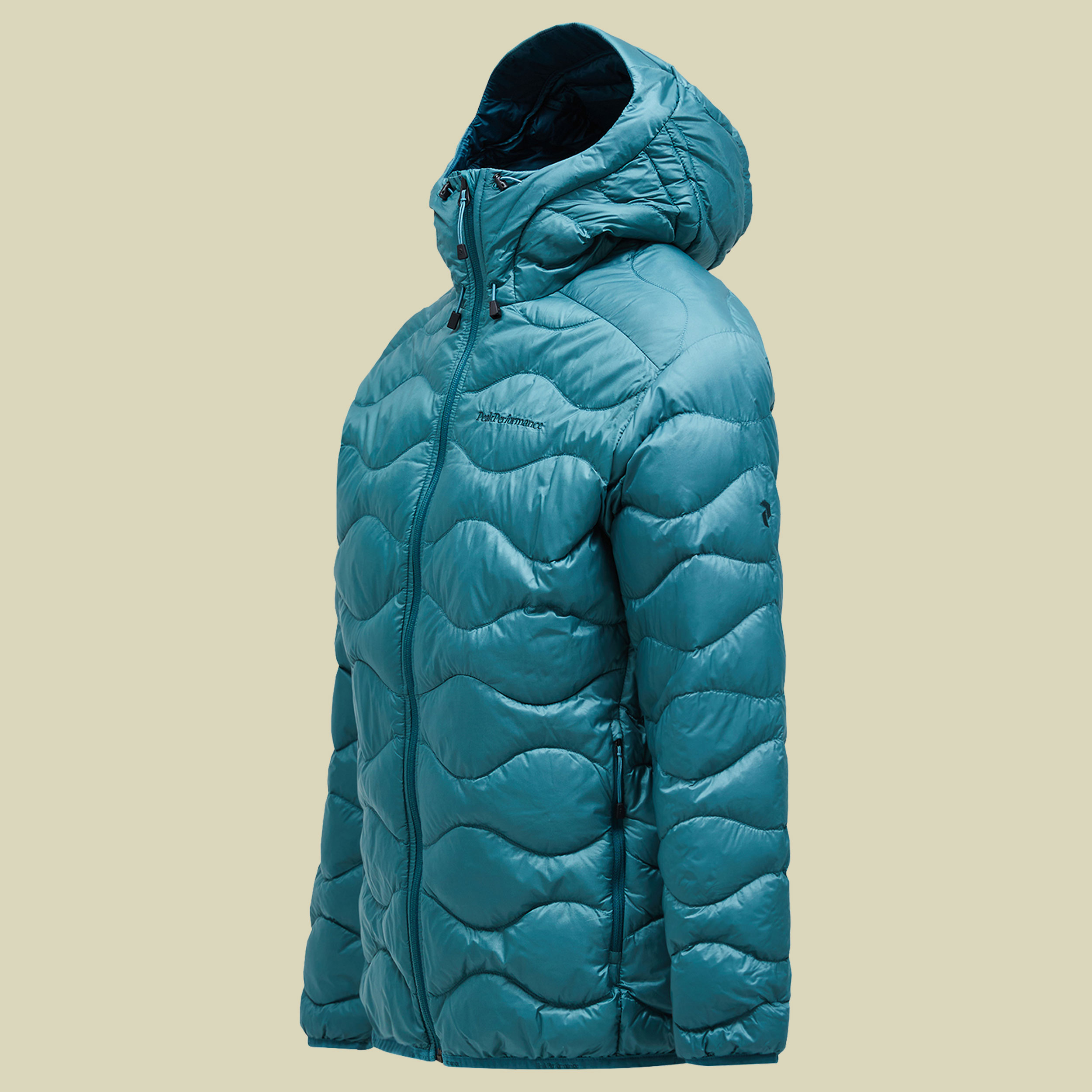 Helium Down Hood Jacket Men türkis L - hydro fresh/infinity teel