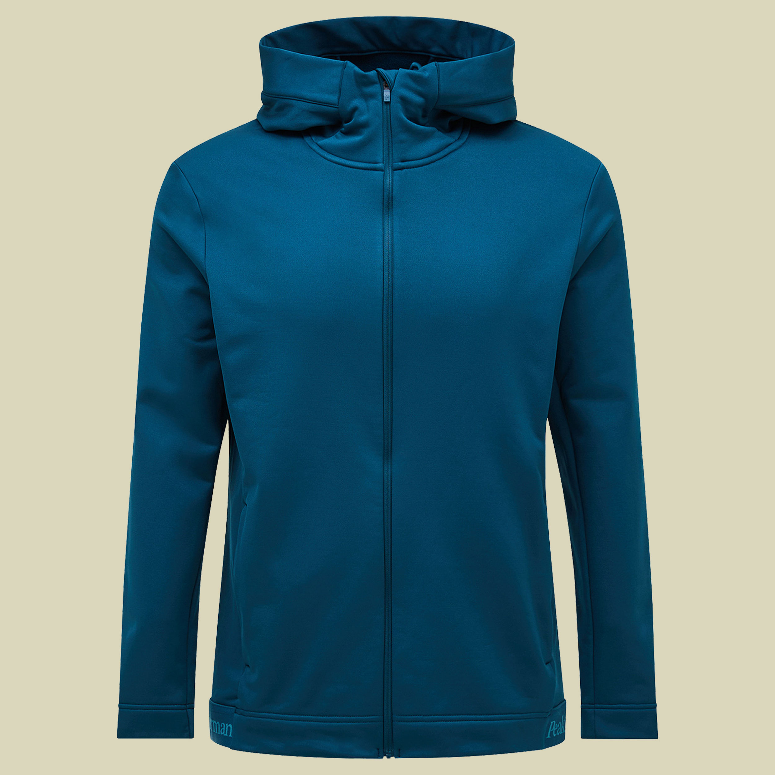 Rider Tech Zip Hood Men L grün - infinity teal