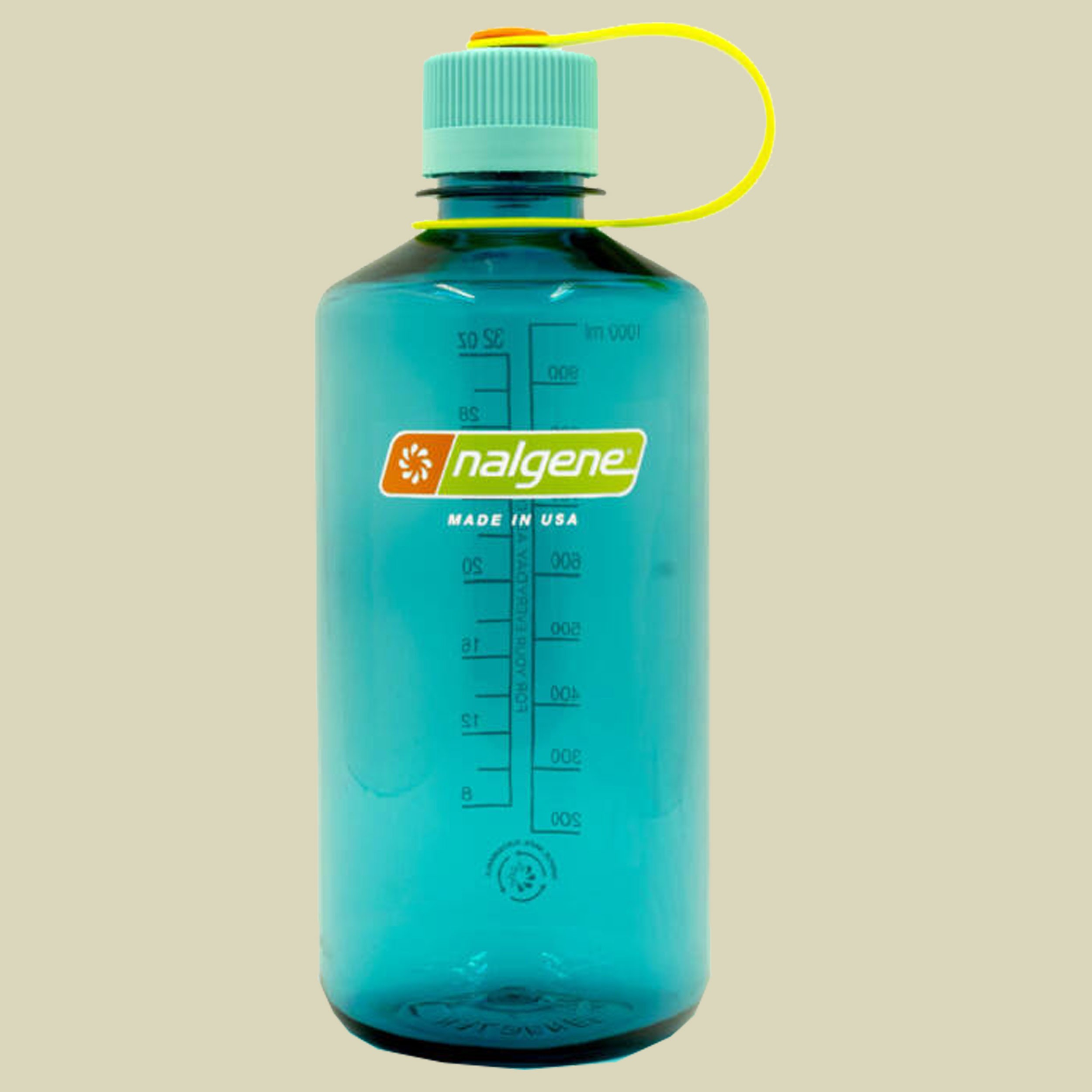 Nalgene Sustain-Enghalsflasche türkis 1000 - cerulean