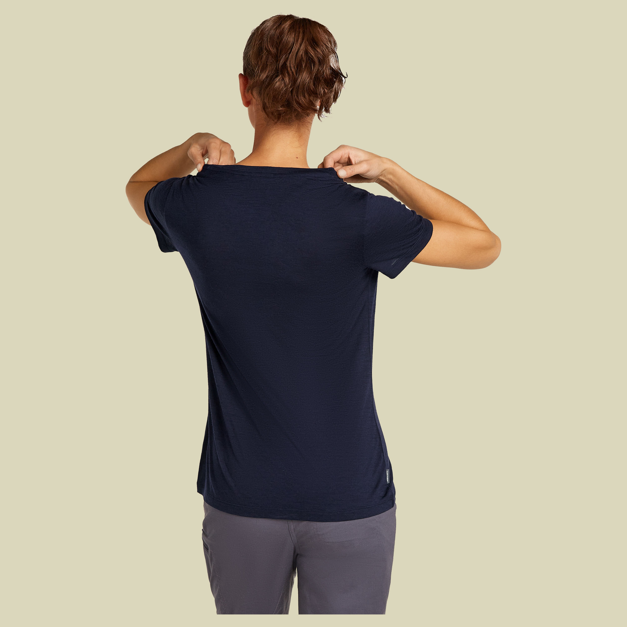 Merino 150 Tech Lite III SS Tee Motiv Women L blau II - midnight navy