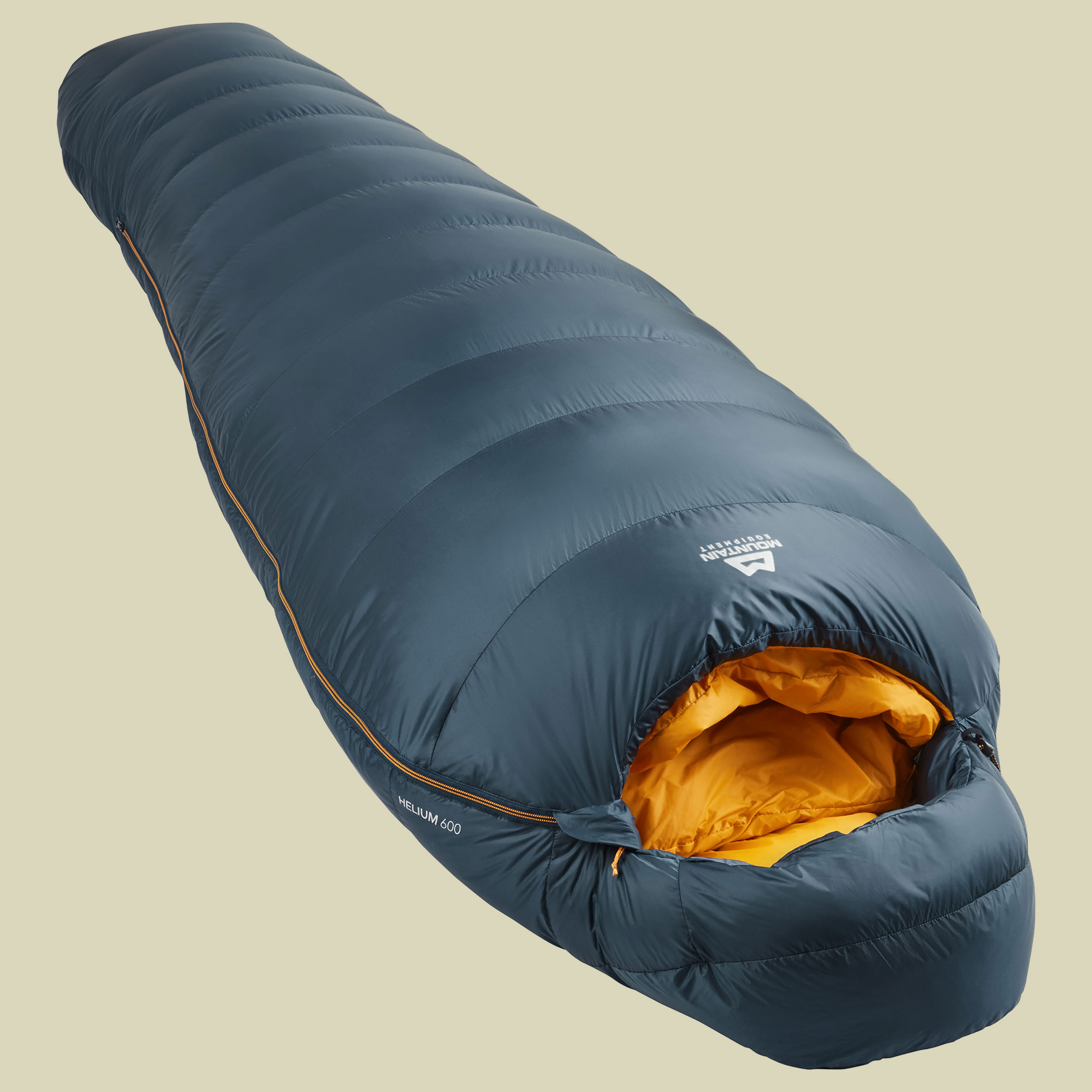 Helium 600 Schlafsack Körpergröße 185 cm cm Farbe majolica blue, Schlafsack Reissverschluss rechts