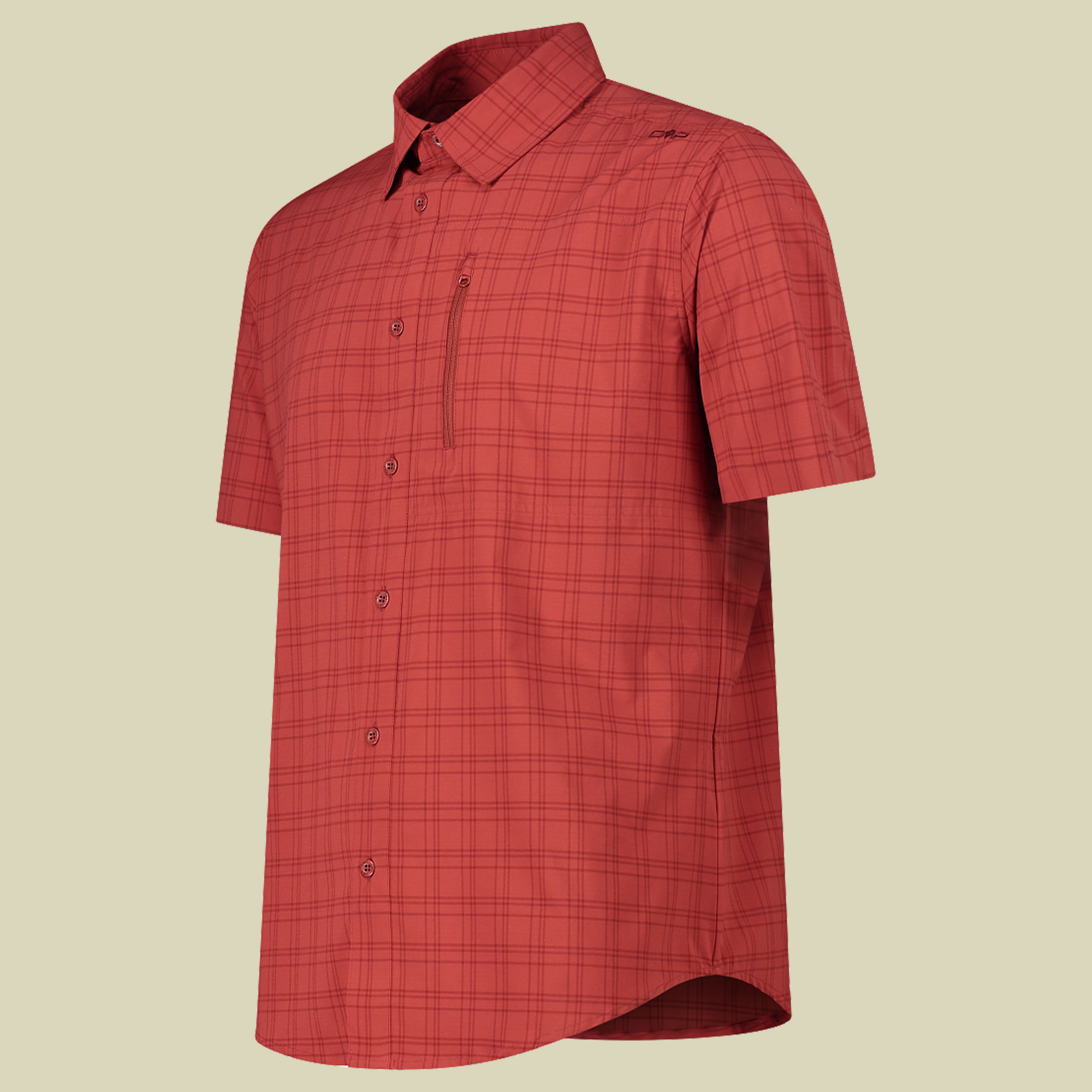 Man Shirt 34S6217 54 rot - 26ZR rust-dark rust