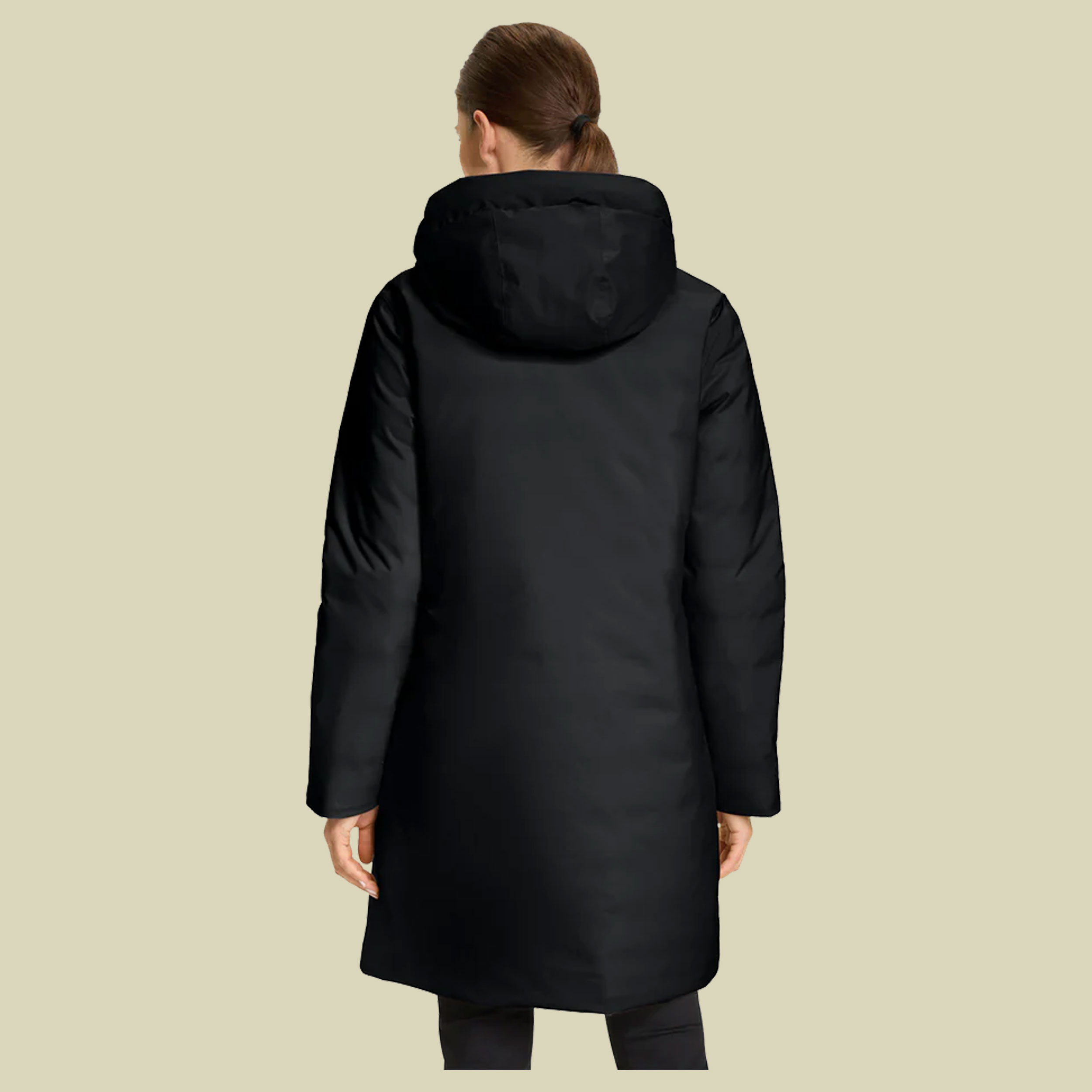 Lumi W`s Down Parka L schwarz - black