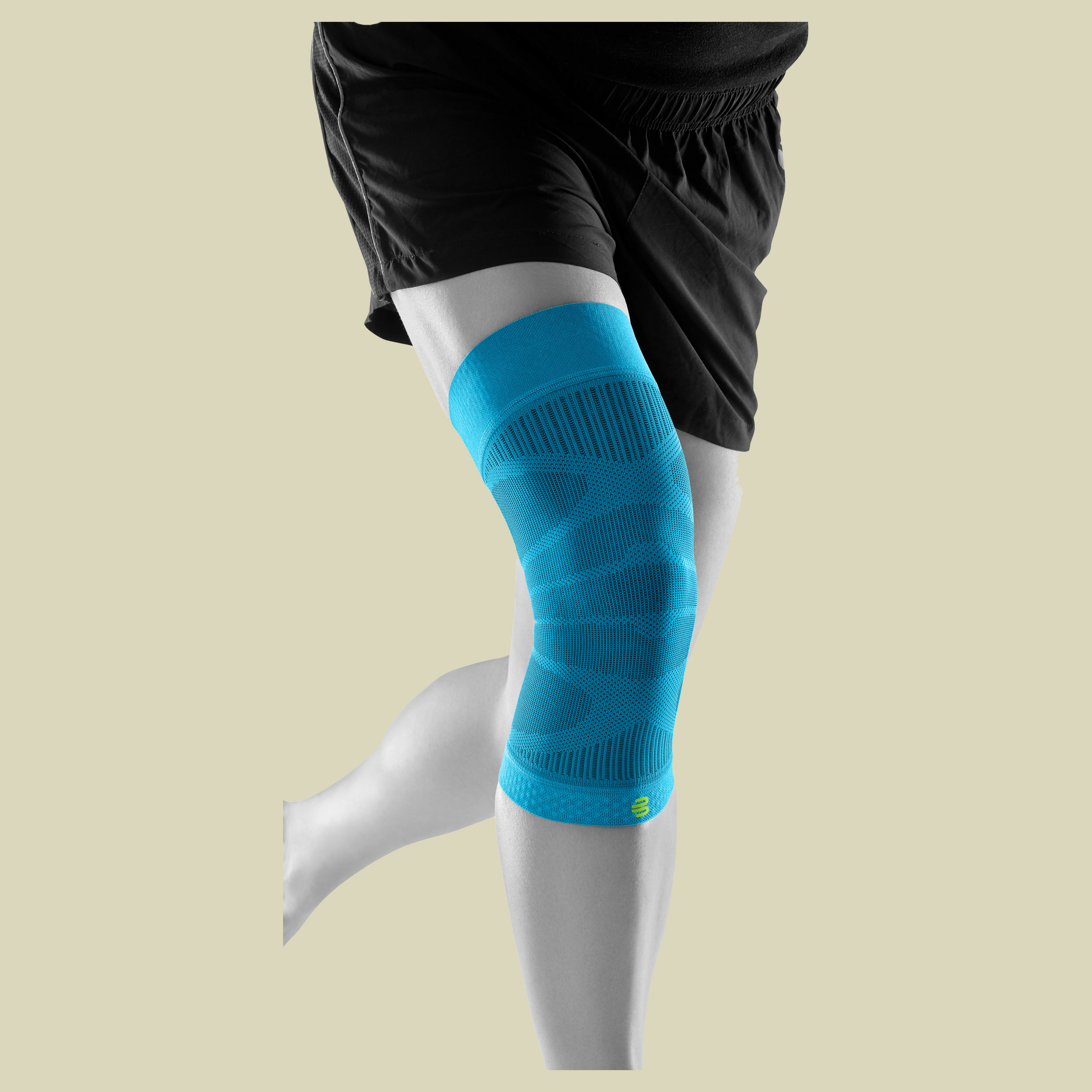 Sports Compression Knee Support L blau - rivera