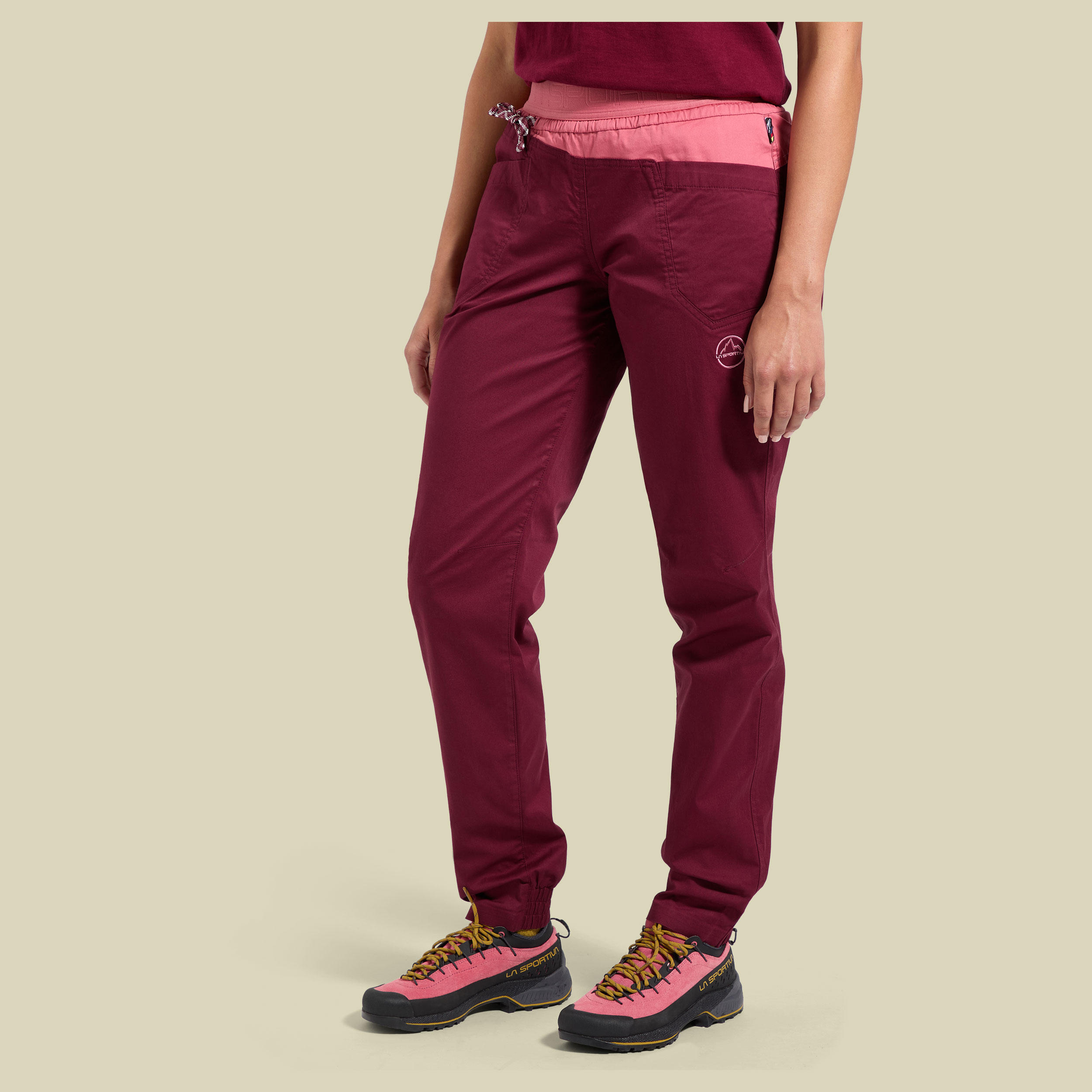 Tundra Pants Women L rot - Farbe redwood/rosebay