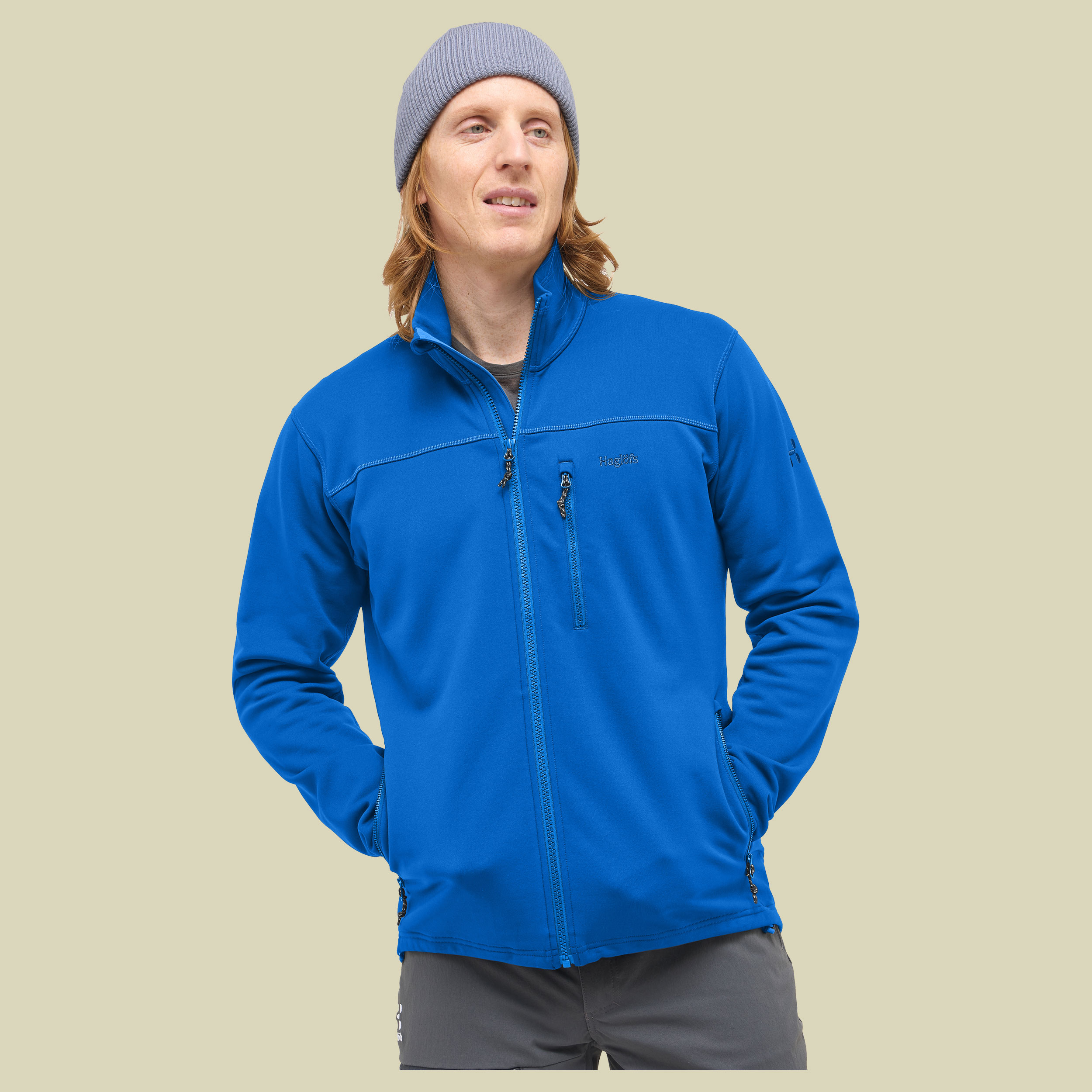 Rosson Mid Jacket Men L blau - electric blue