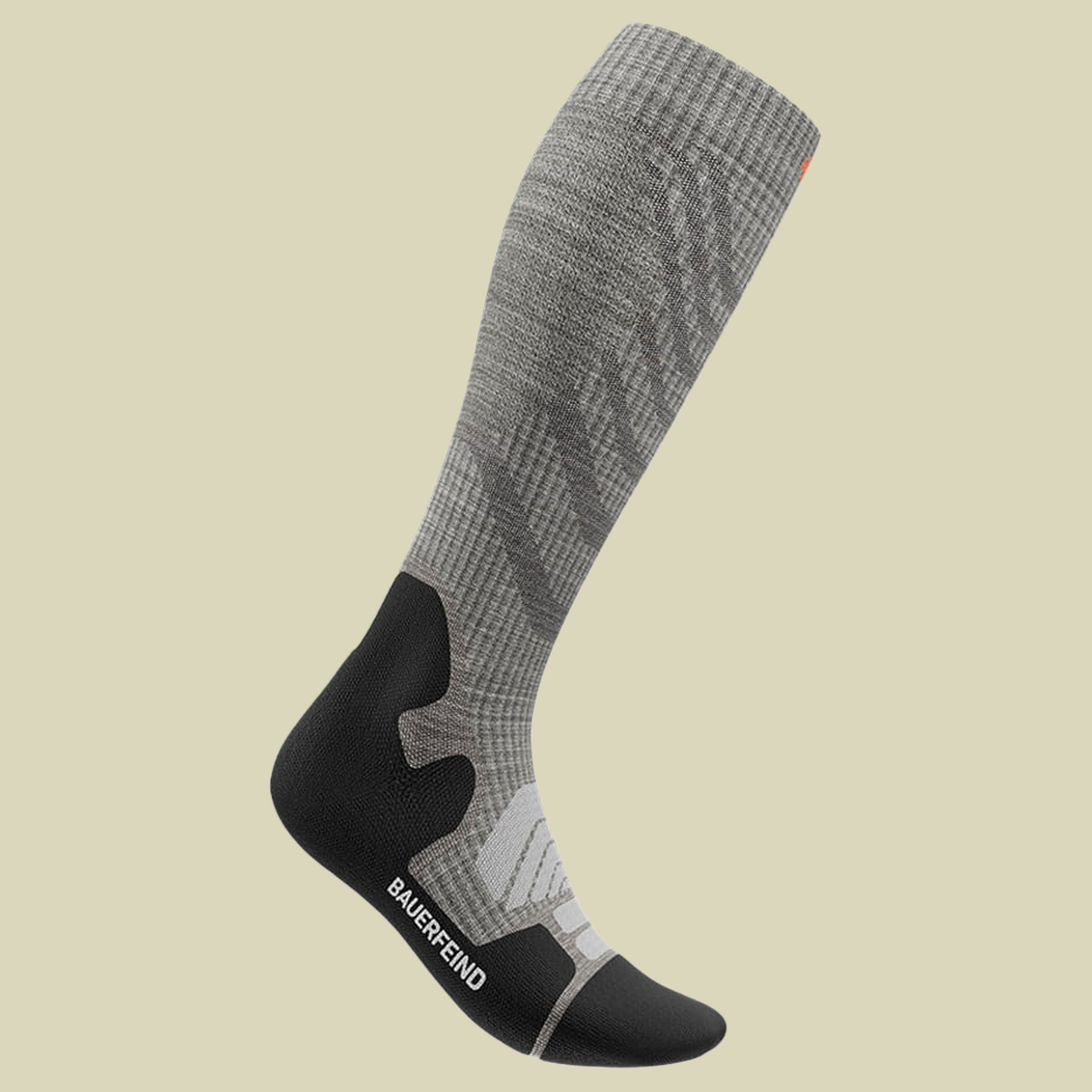 Outdoor Merino Compression Socks Women 35-38 M grau - stone grey