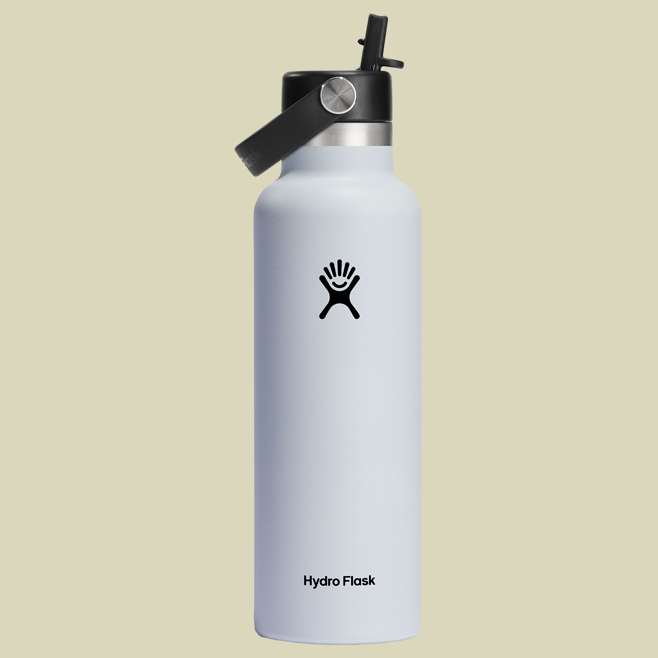 Hydro Flask 21 oz Standard Mouth w. Flex Straw Cap weiß 621 - white