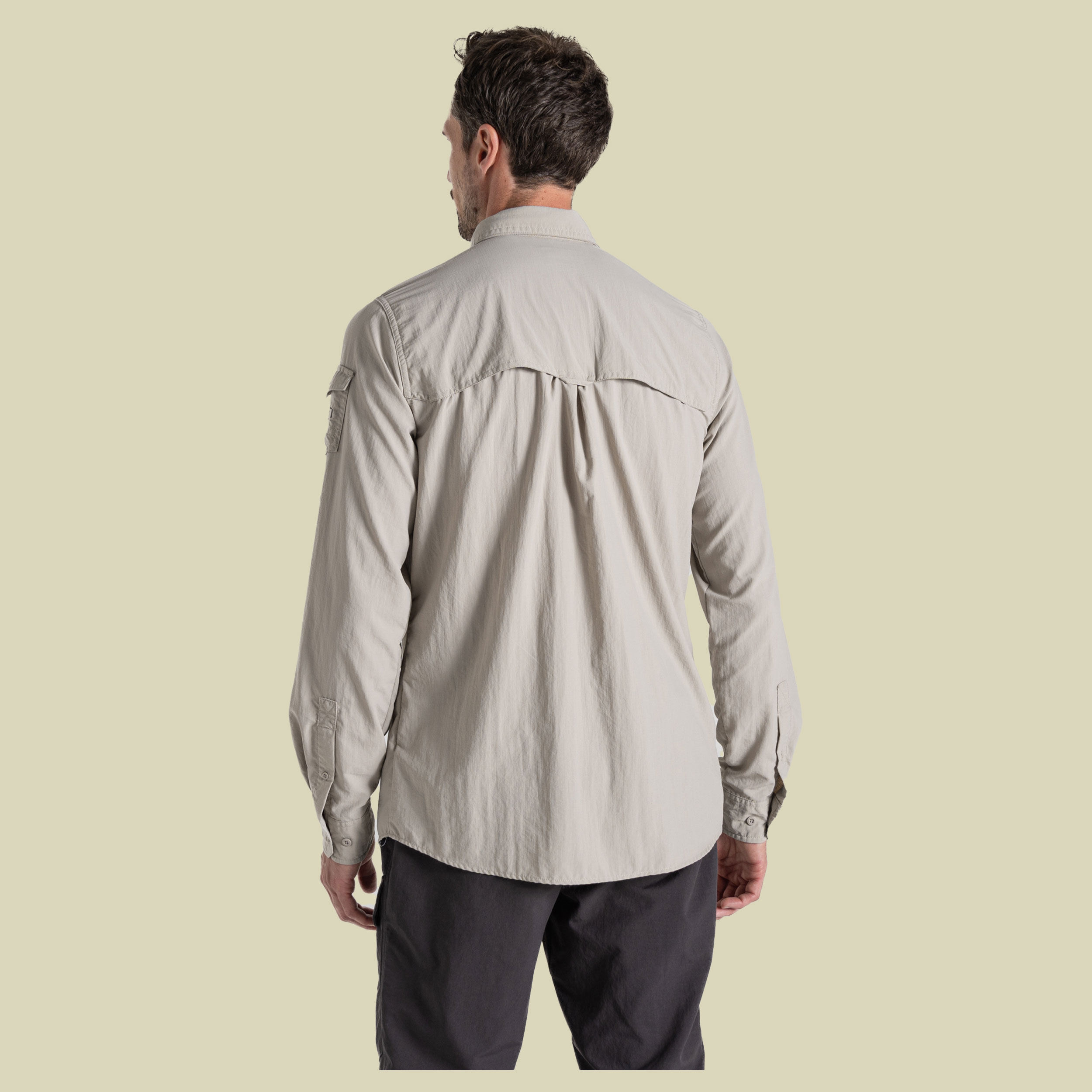 NosiLife Adventure Long Sleeved Shirt III Men S beige - parchment