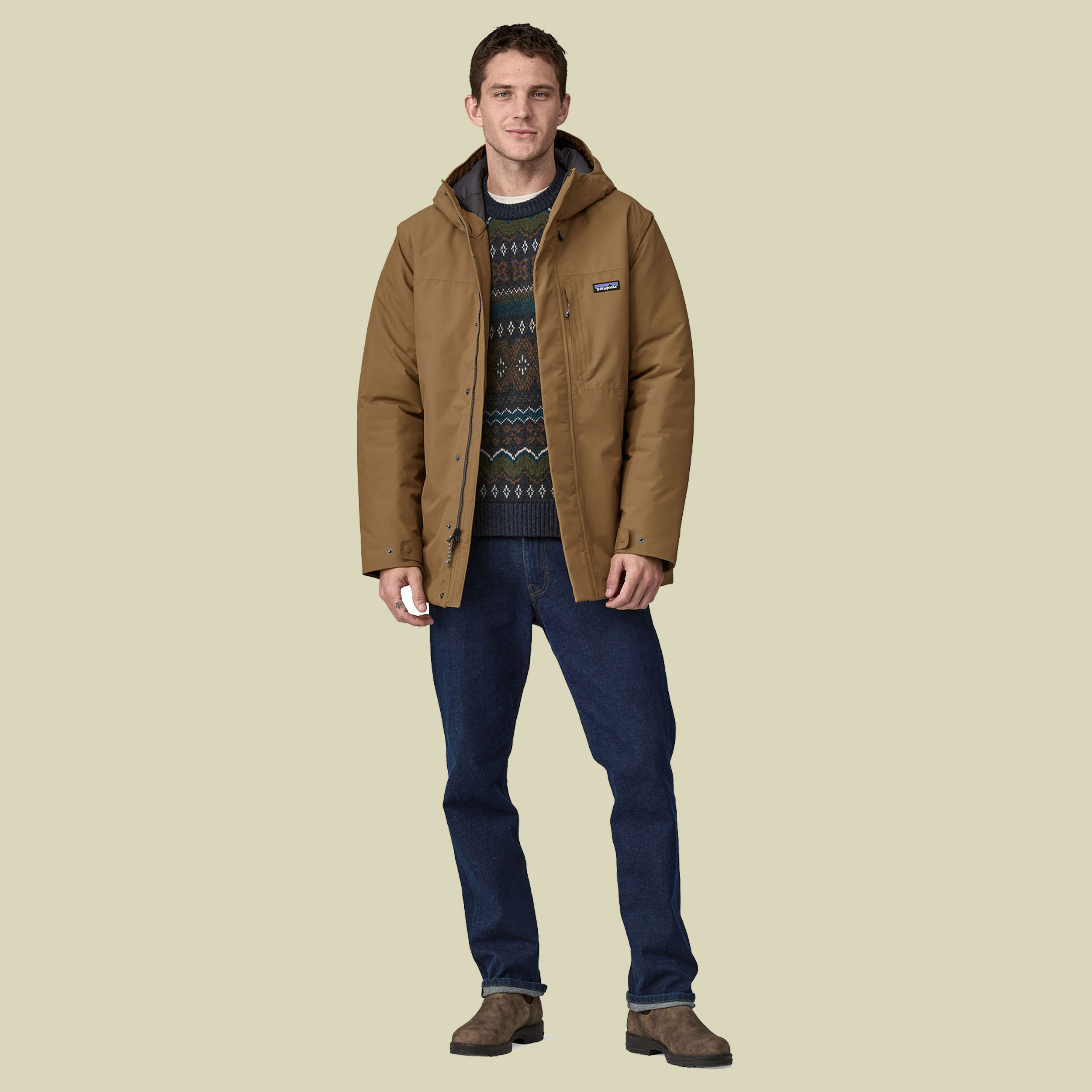 Windshadow Parka Men M braun - coriander brown