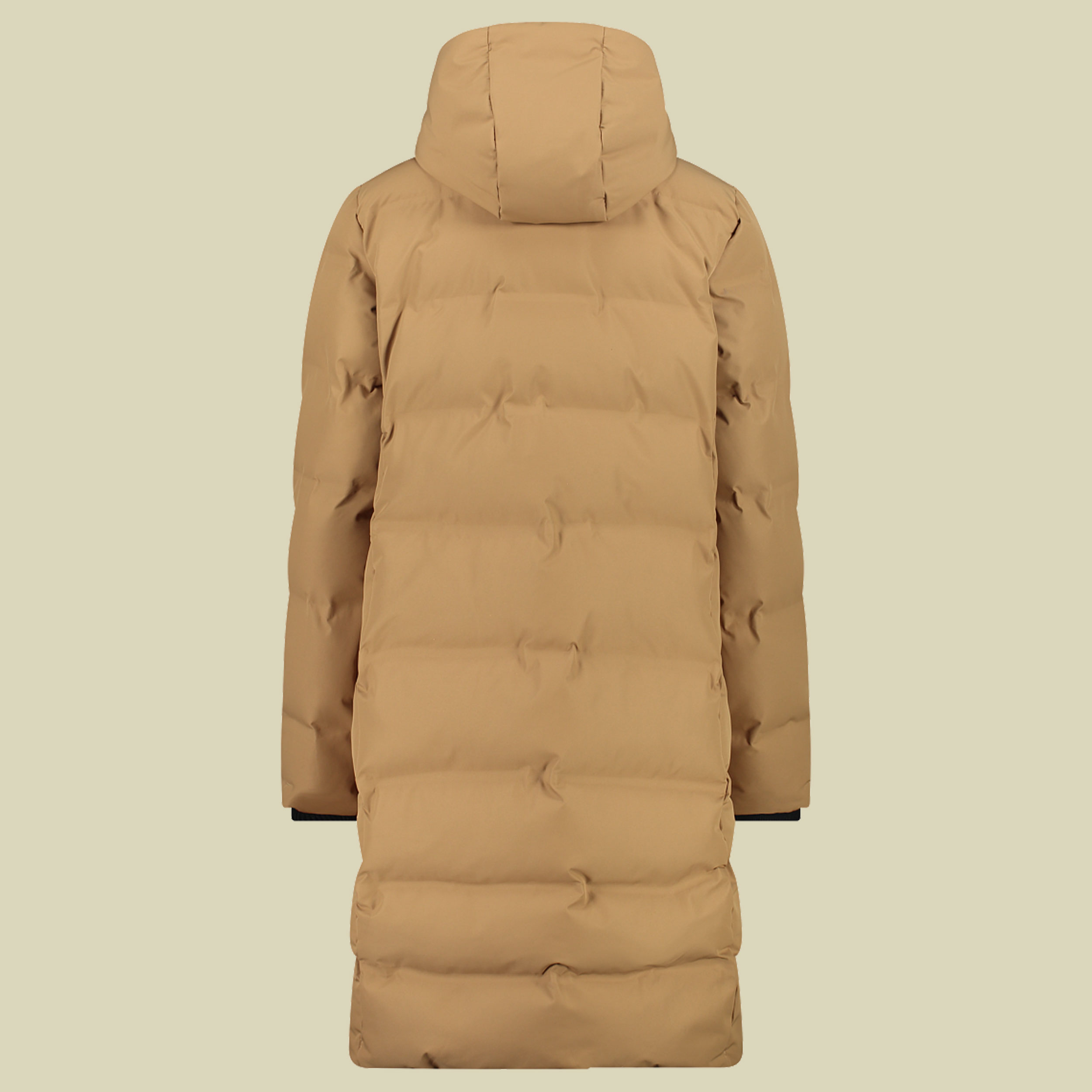 Woman  Coat Fix Hood 36 braun - Farbe malto