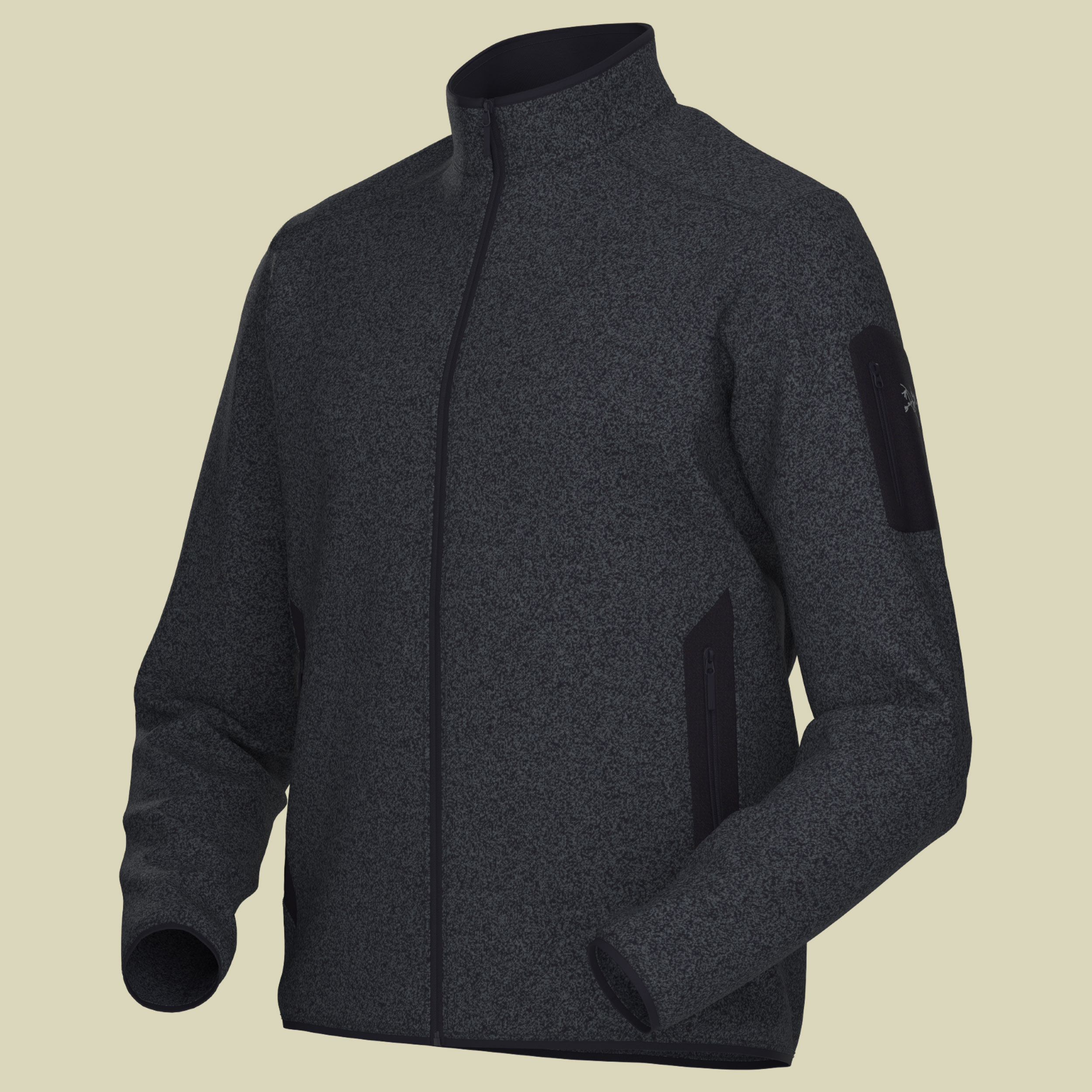 Covert Cardigan Men schwarz L - black heather II