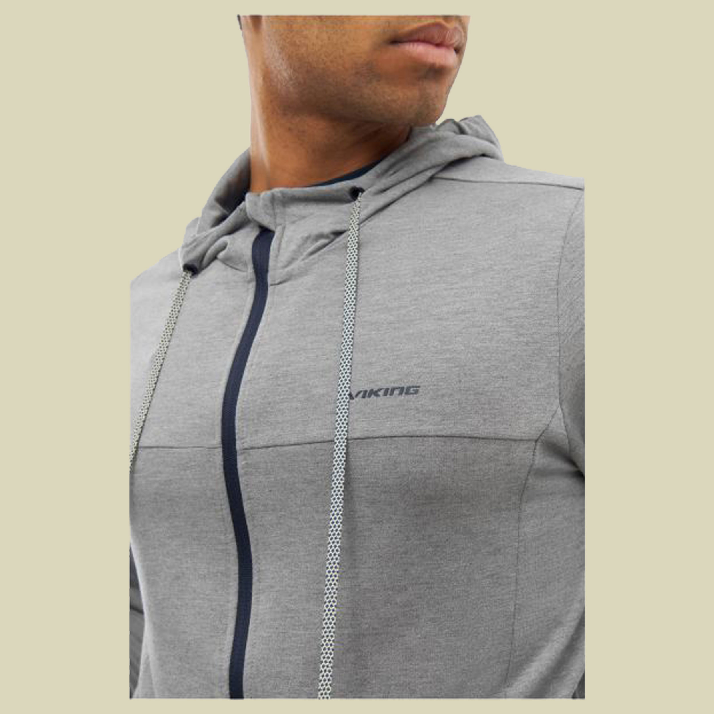 Midlayer Lonetree Hoodie Bamboo Man L grau - grey