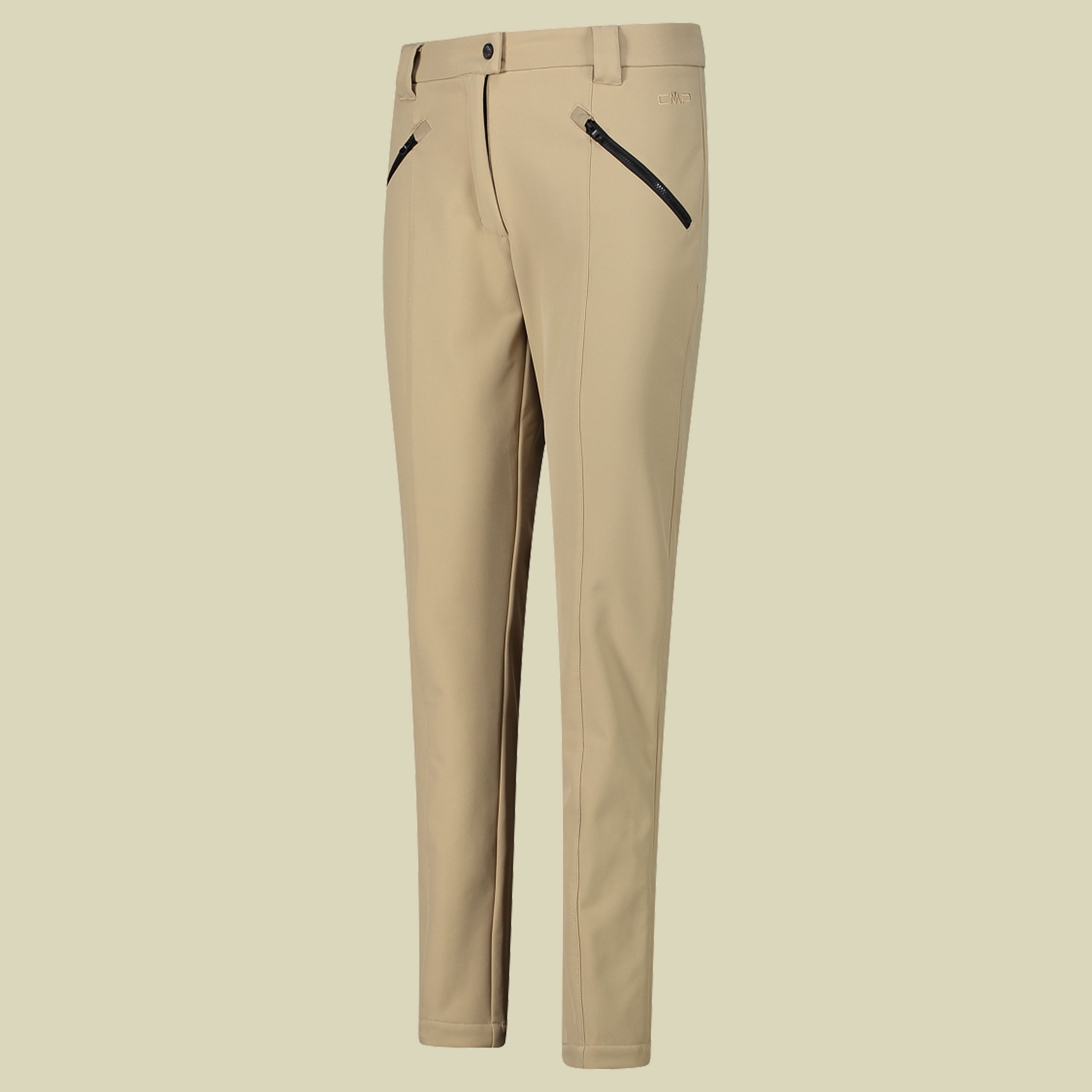 Woman Long Pant 40 braun - Farbe sesamo